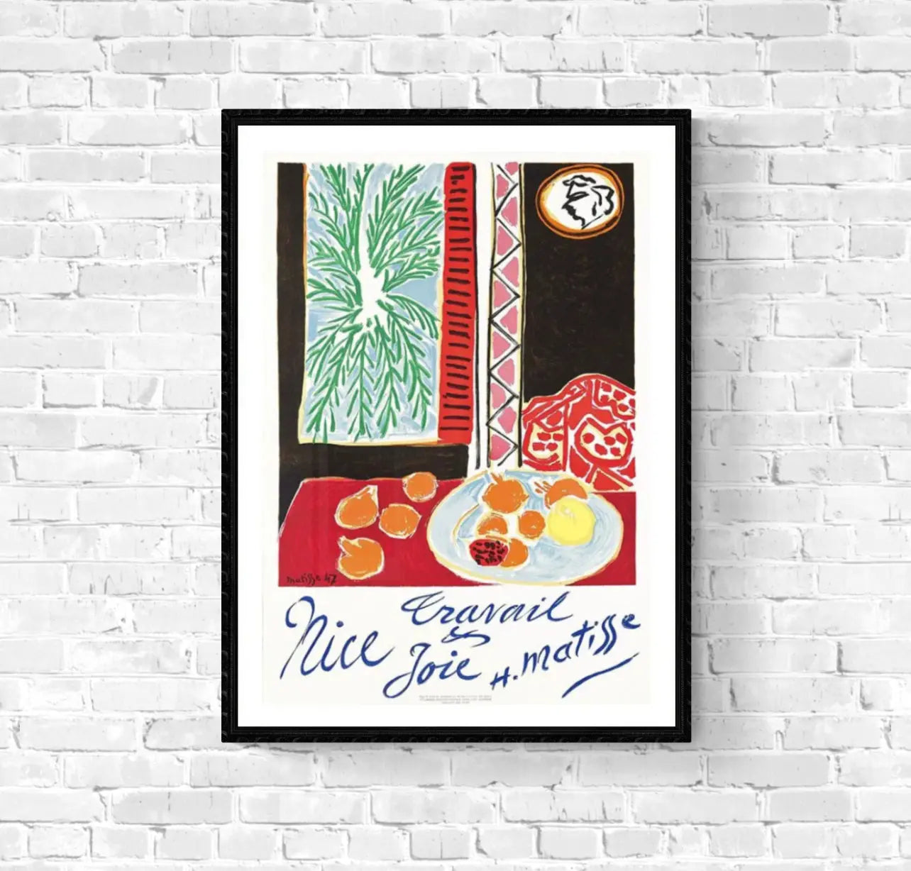 Affiche Carnaval Nice Joie Henri Matisse affichevintagefrance