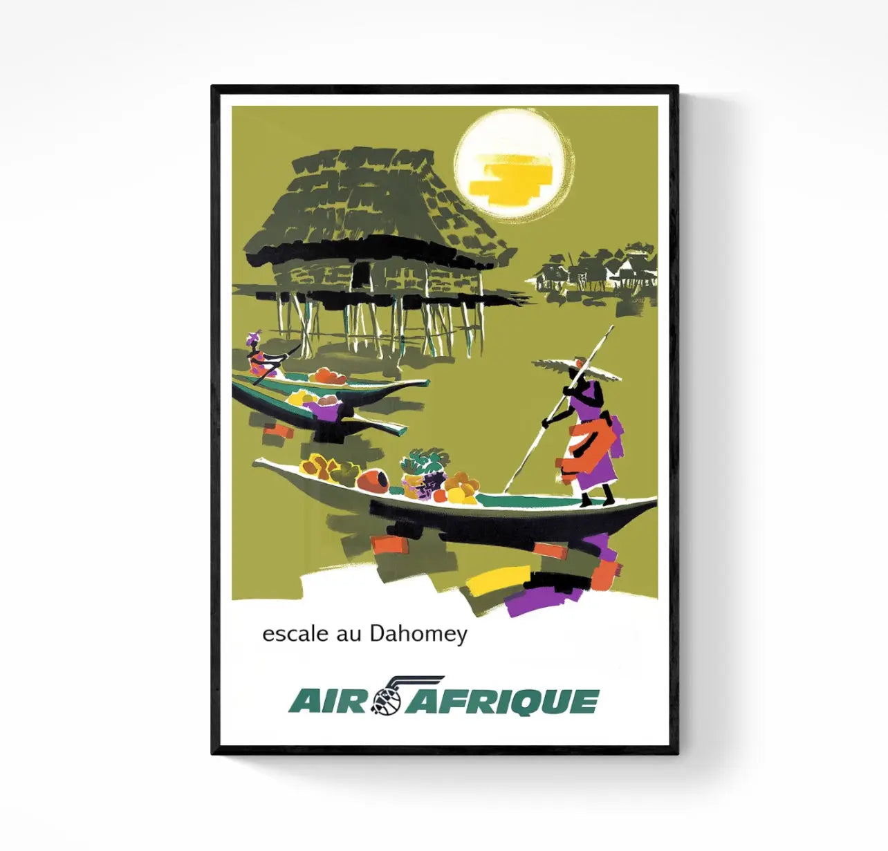 Affiche Air Afrique affichevintagefrance