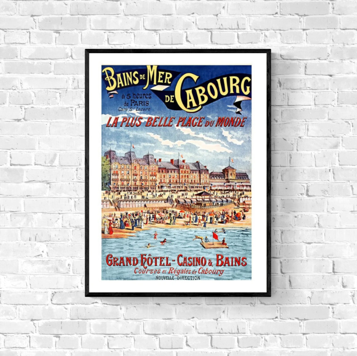 Affiche Bains de Mer de Cabourg