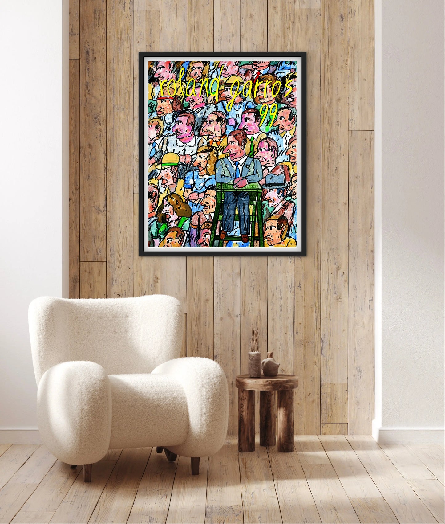 Affiche Tennis Roland Garros 1999 affichevintagefrance