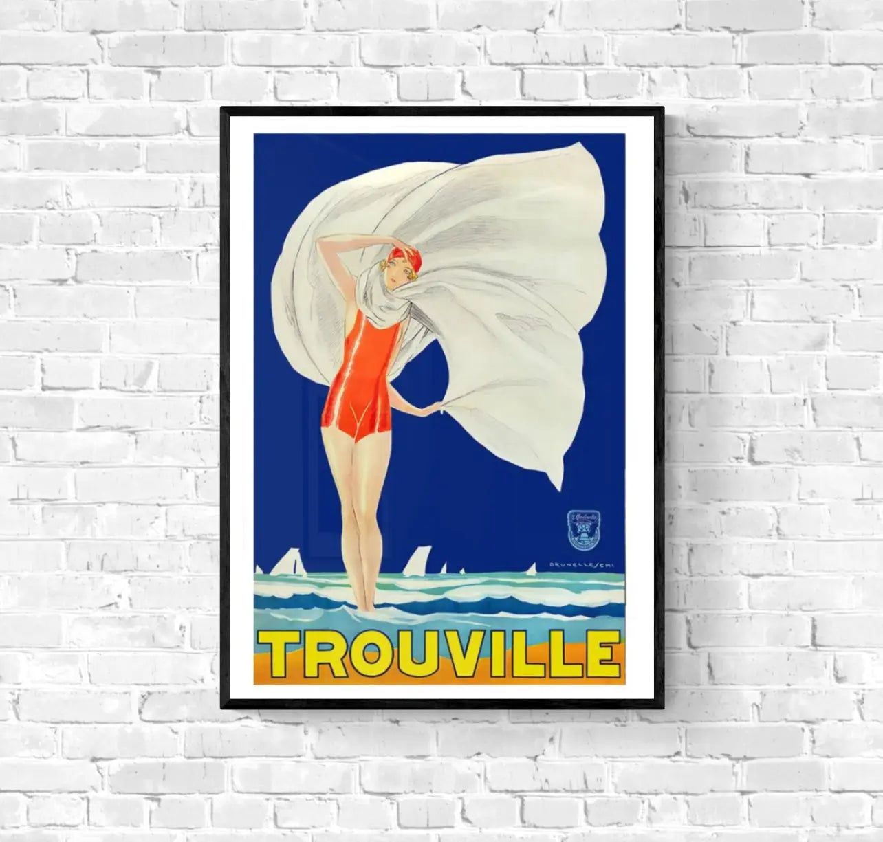 Affiche Trouville affichevintagefrance
