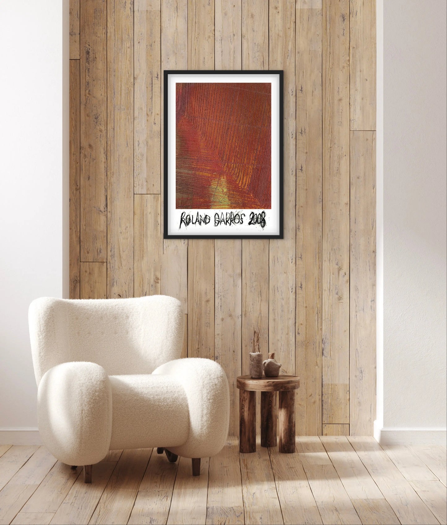 Affiche Tennis Roland Garros 2008 affichevintagefrance