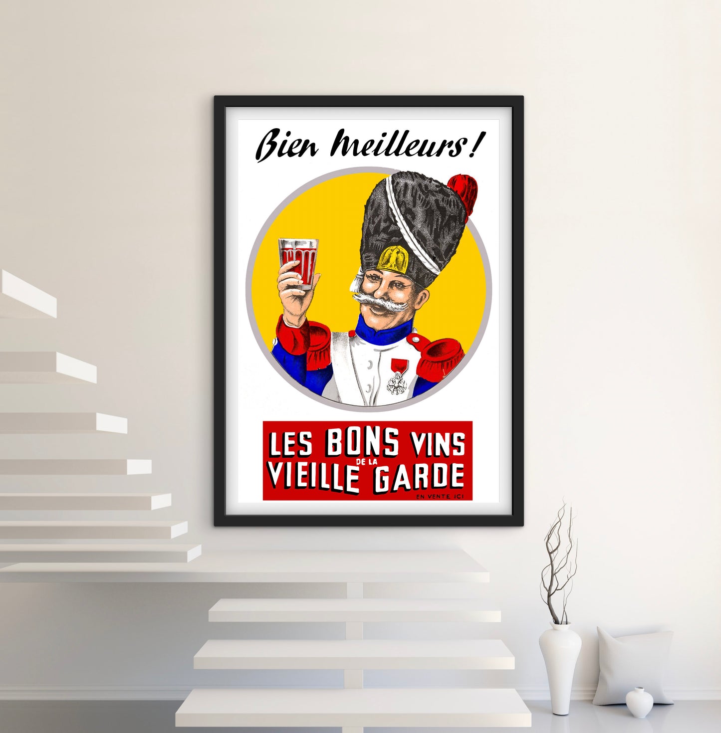 Affiche le bons vins de la vieille garde