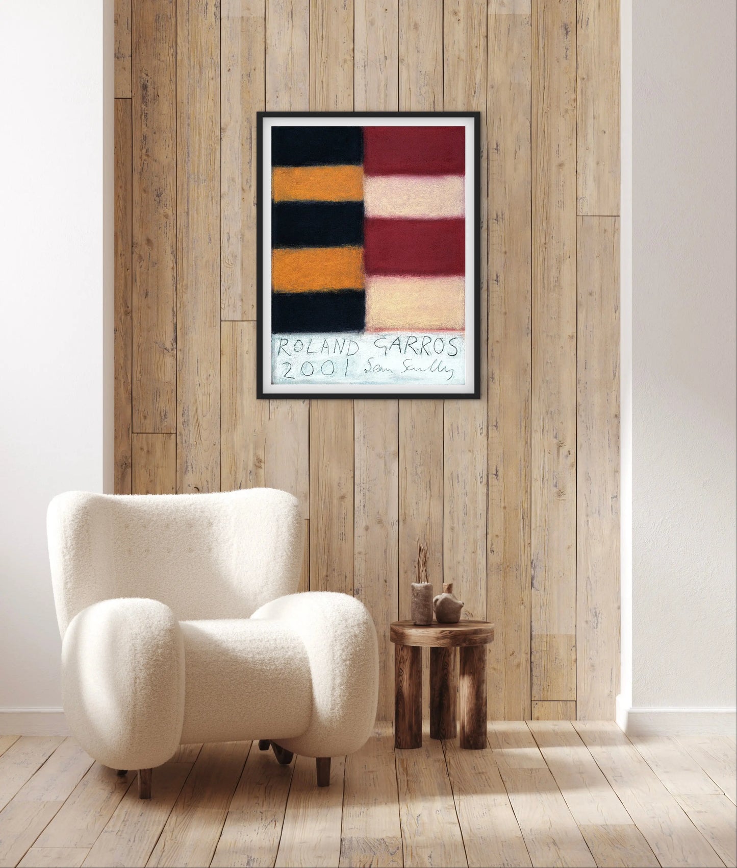 Affiche Tennis Roland Garros 2001 affichevintagefrance