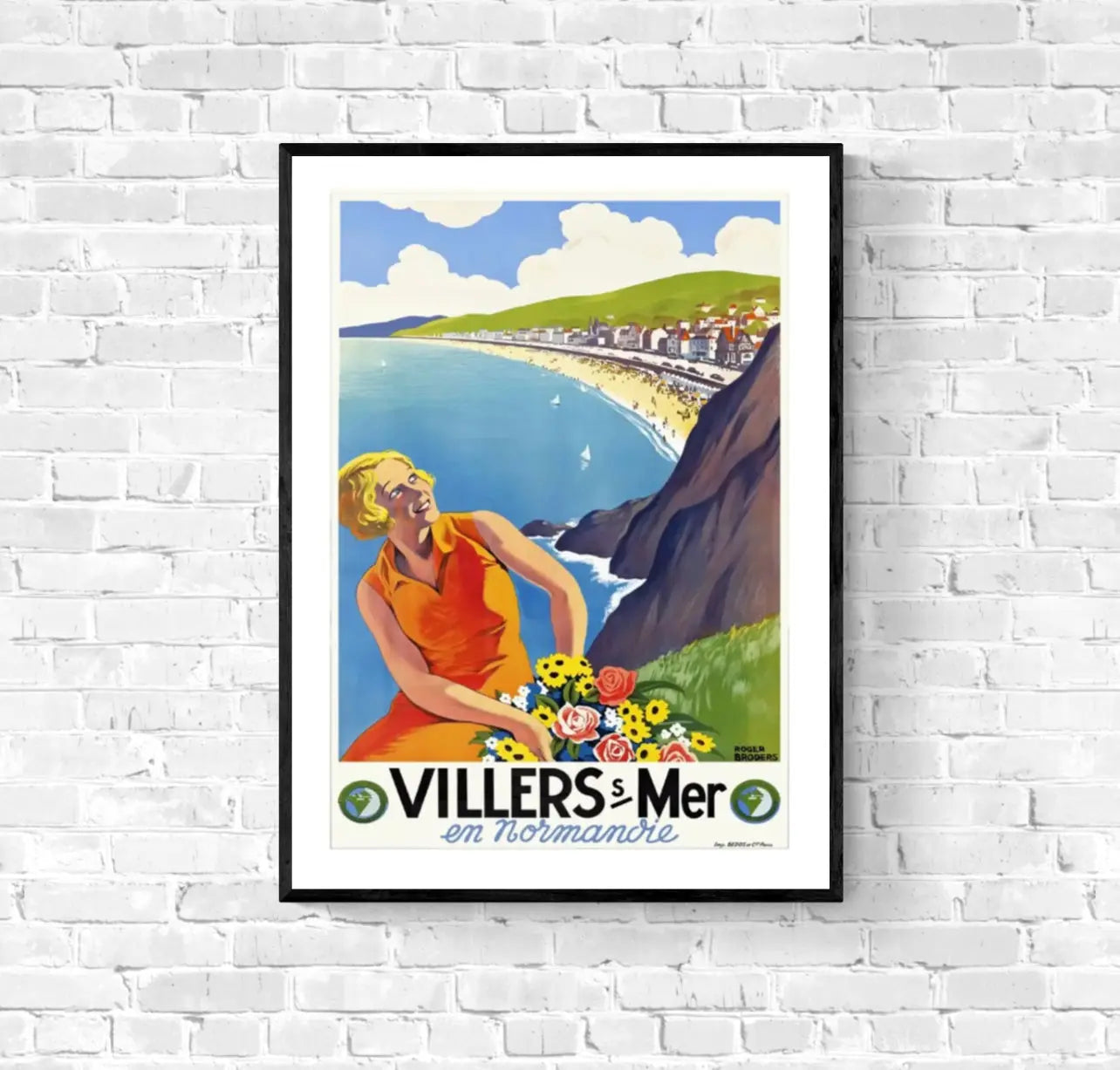 Affiche Villers-sur-Mer affichevintagefrance