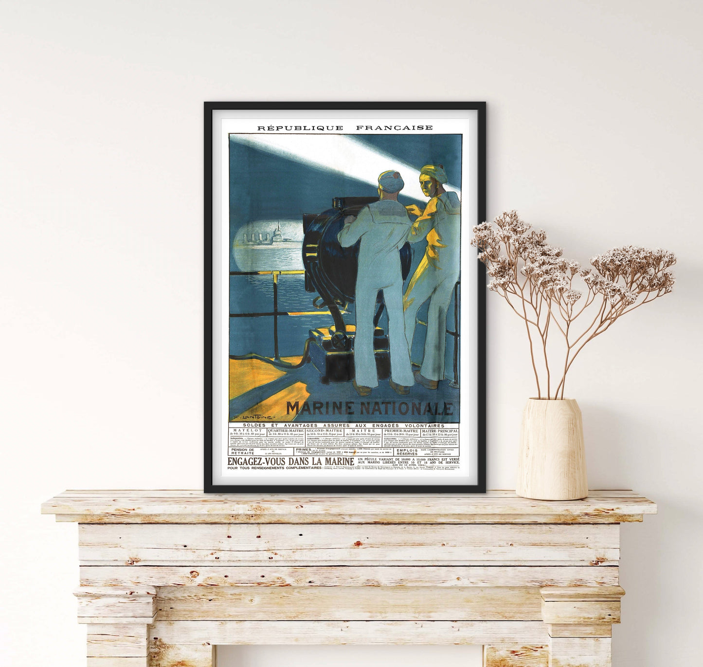 Affiche Marine Nationale affichevintagefrance