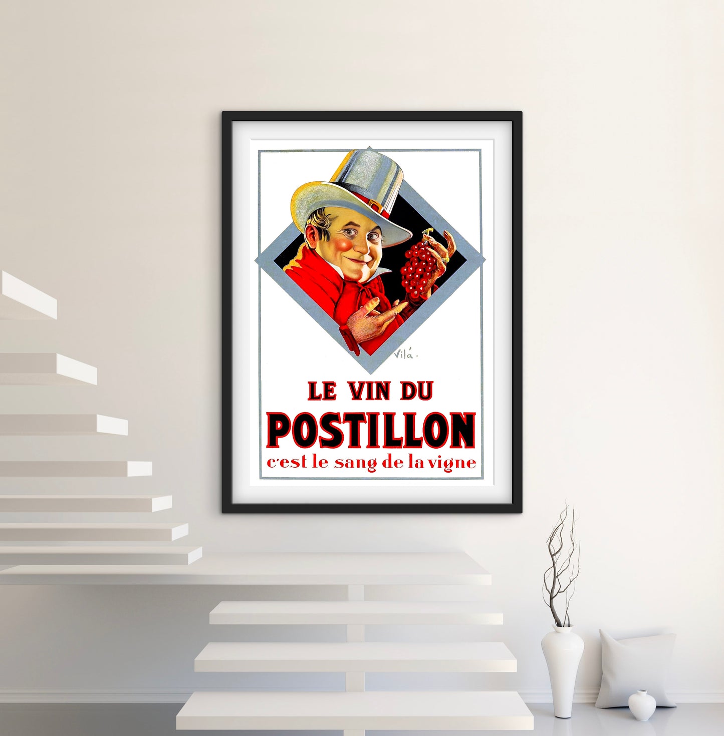 Affiche le vin du postillon