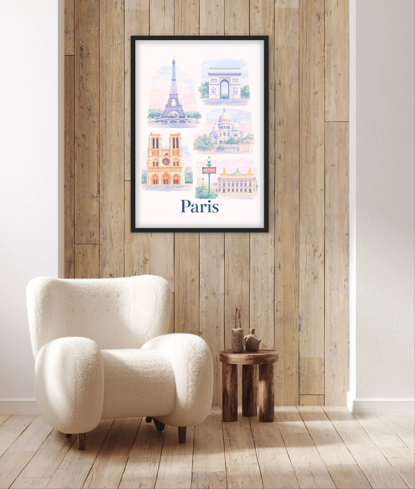 Affiche Paris monument affichevintagefrance