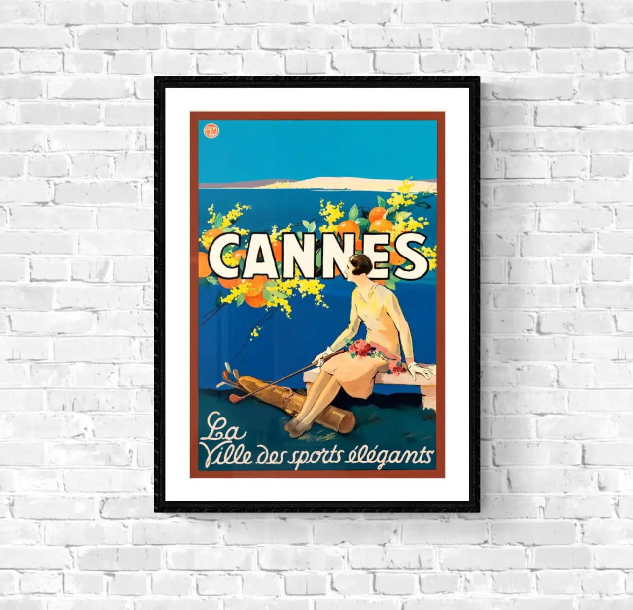 Affiche Cannes Plm affichevintagefrance
