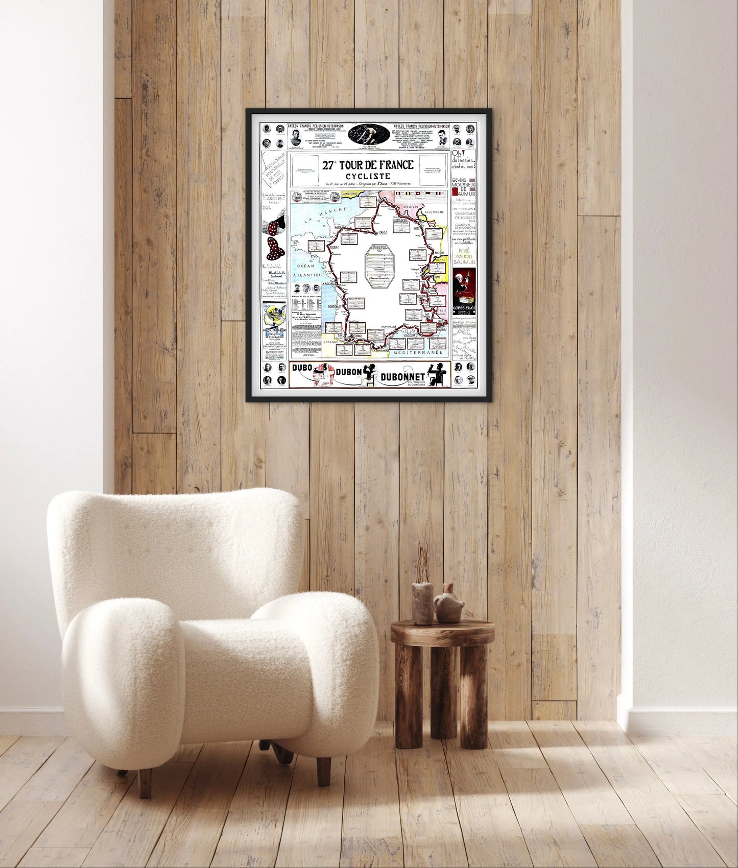 Affiche 27e Tour de France Cycliste affichevintagefrance