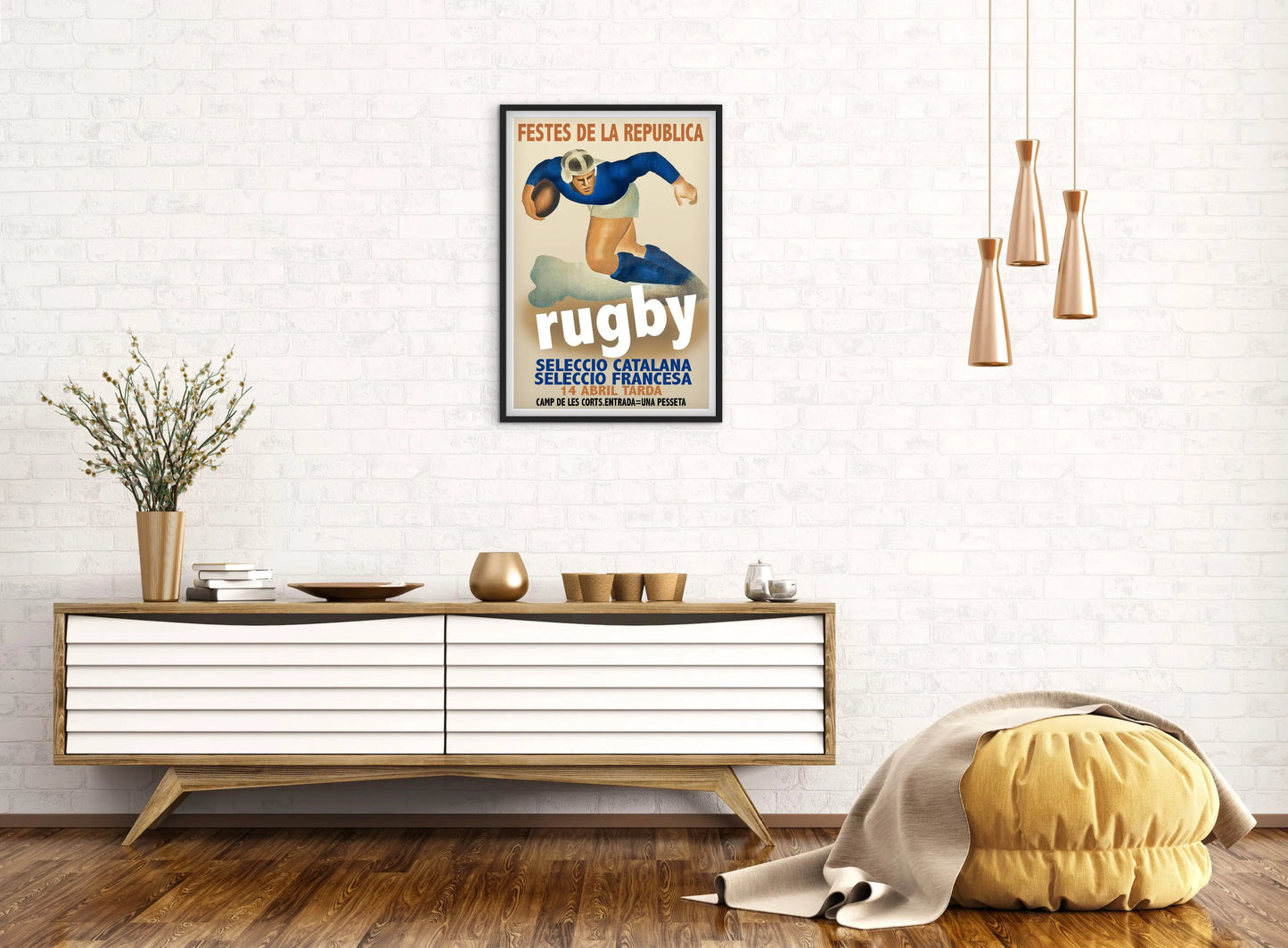 Affiche Rugby affichevintagefrance