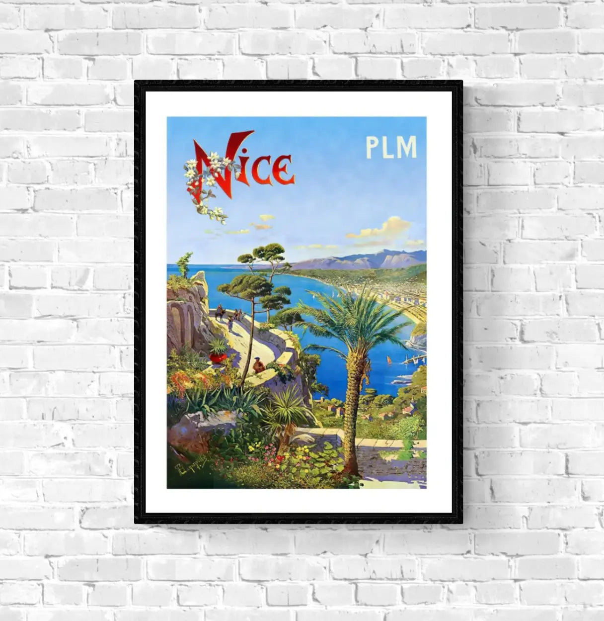Affiche Nice Plm affichevintagefrance