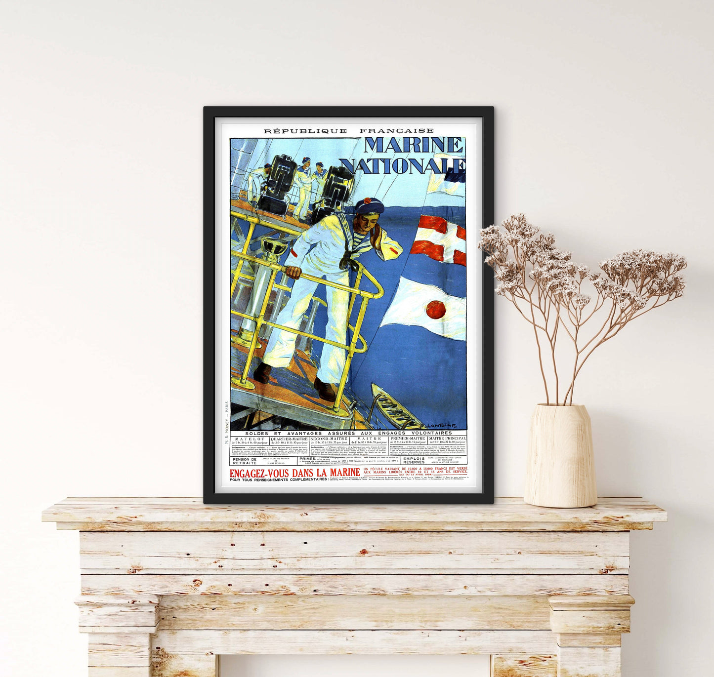 Affiche Marine Nationale affichevintagefrance