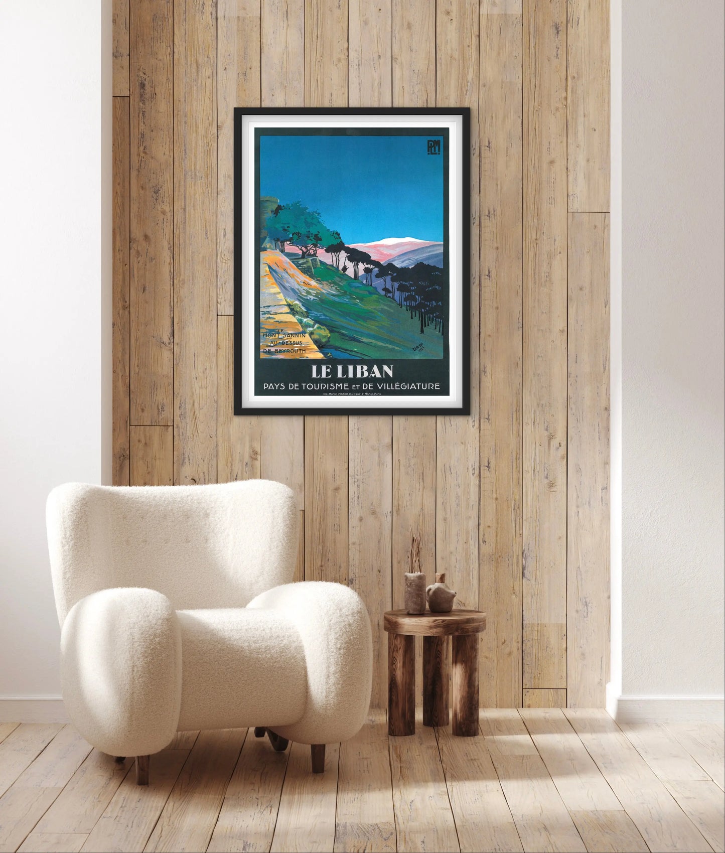 Affiche Liban PLM affichevintagefrance