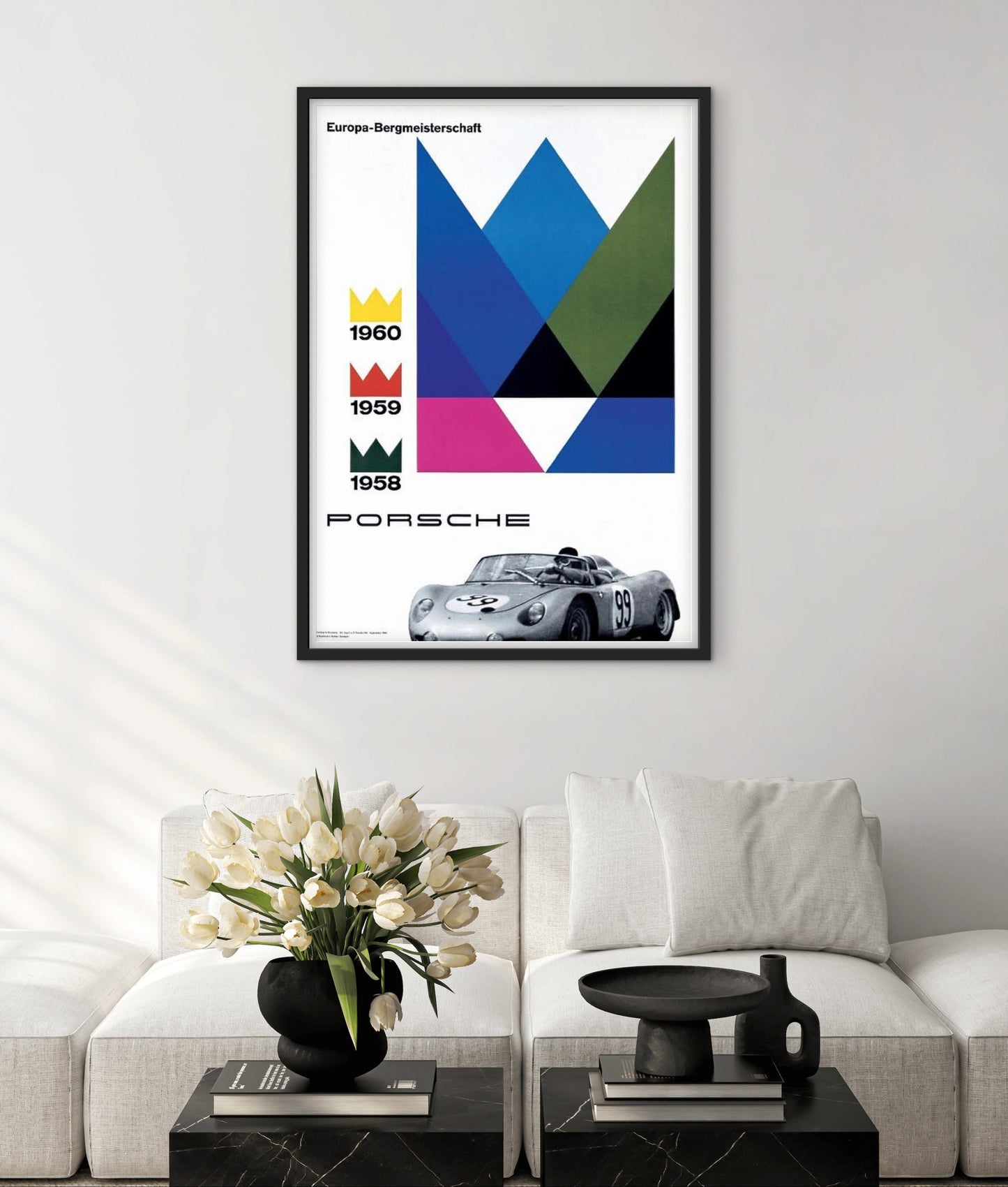 Affiche voiture Porsche affichevintagefrance