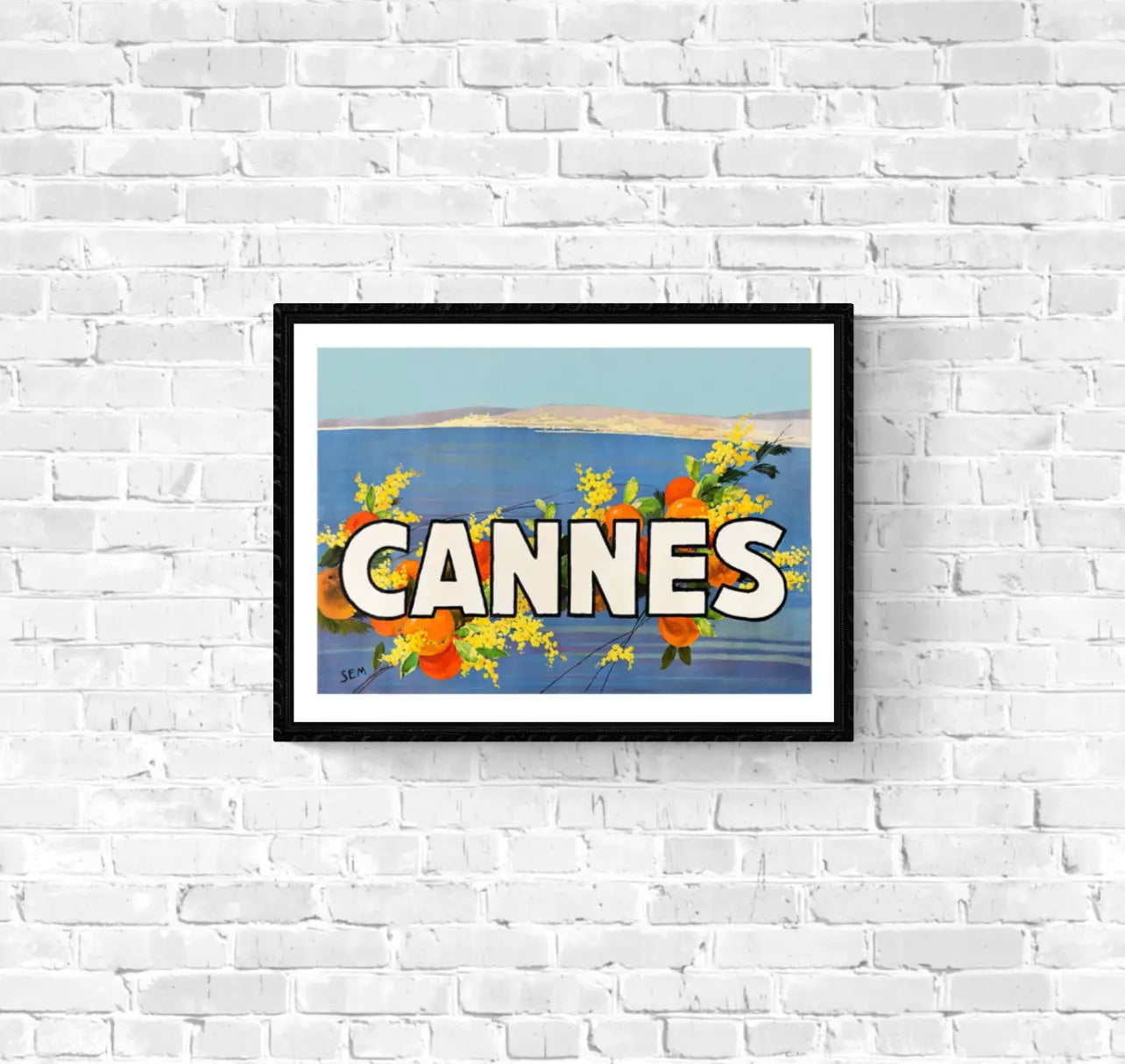 Affiche Cannes affichevintagefrance