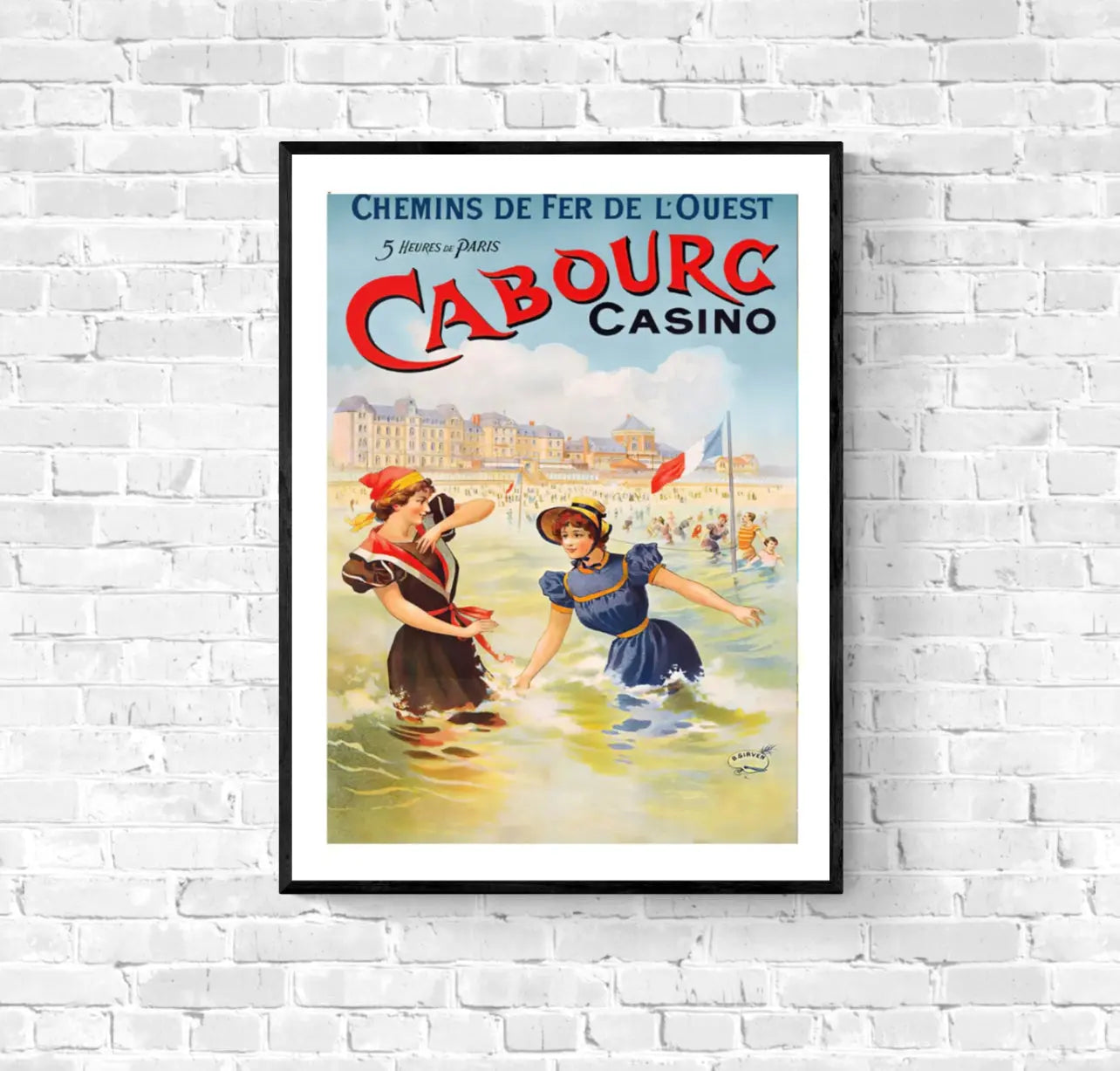 Affiche Cabourg Casino affichevintagefrance