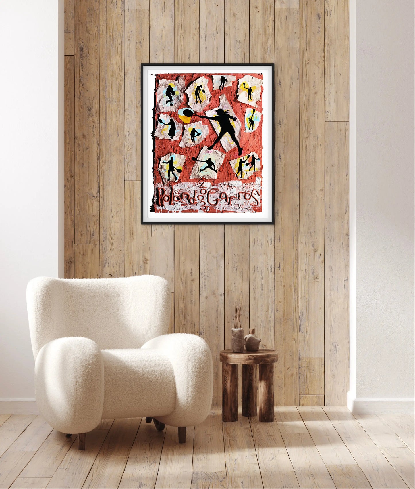 Affiche Tennis Roland Garros 2003 affichevintagefrance