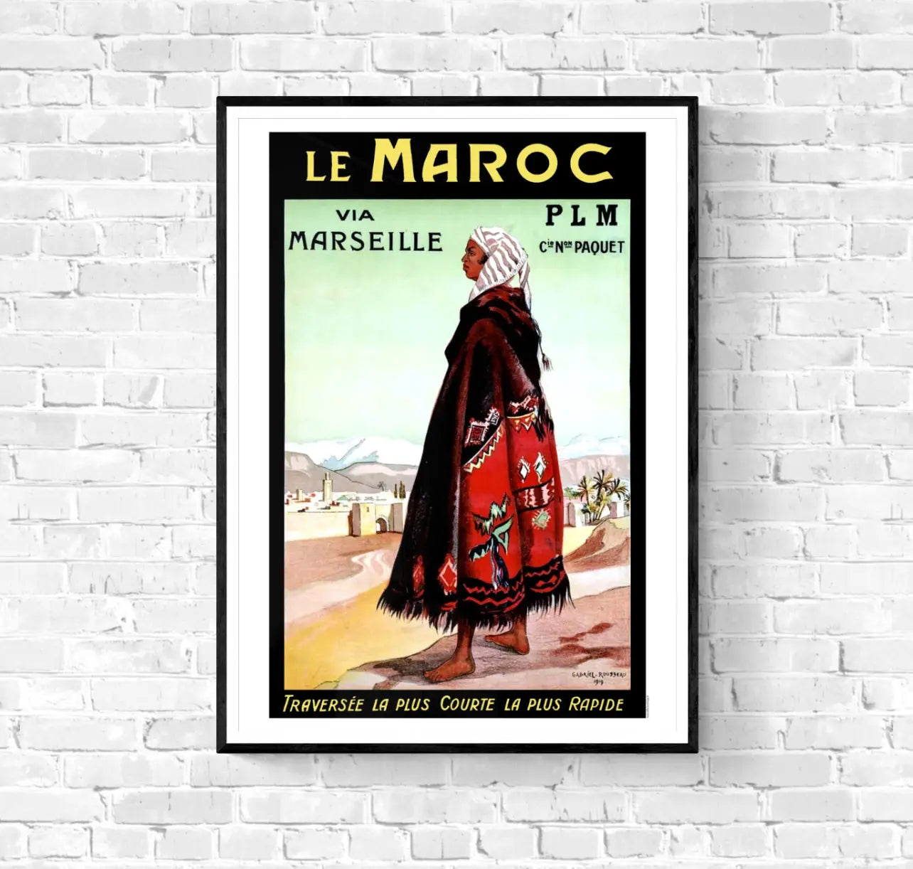 Affiche Le Maroc affichevintagefrance