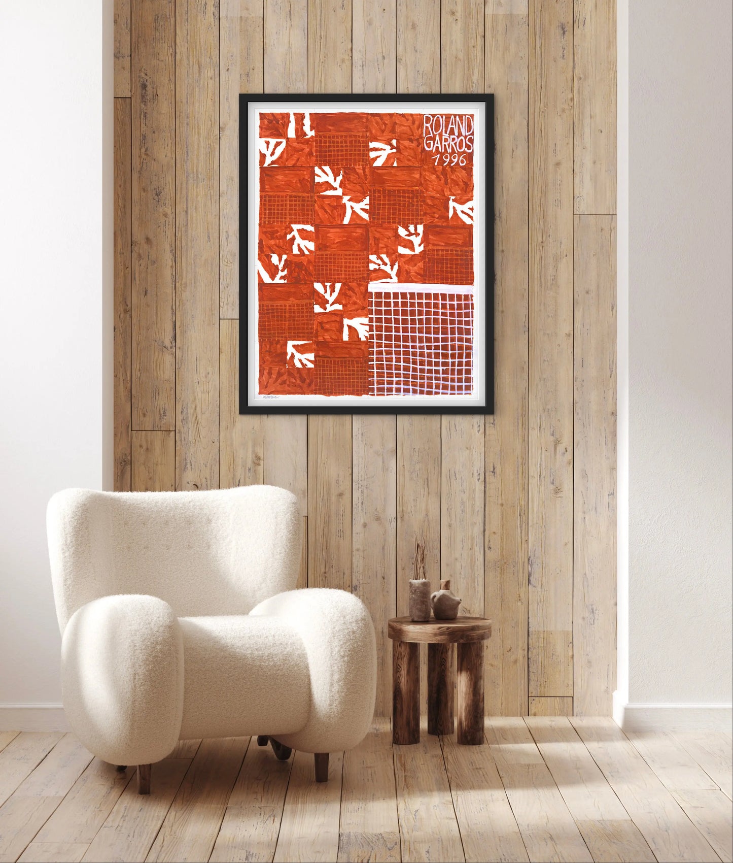 Affiche Tennis Roland Garros 1996 affichevintagefrance