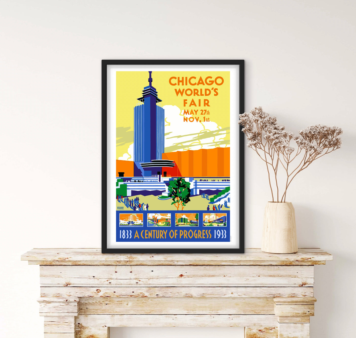 Affiche Chicago affichevintagefrance