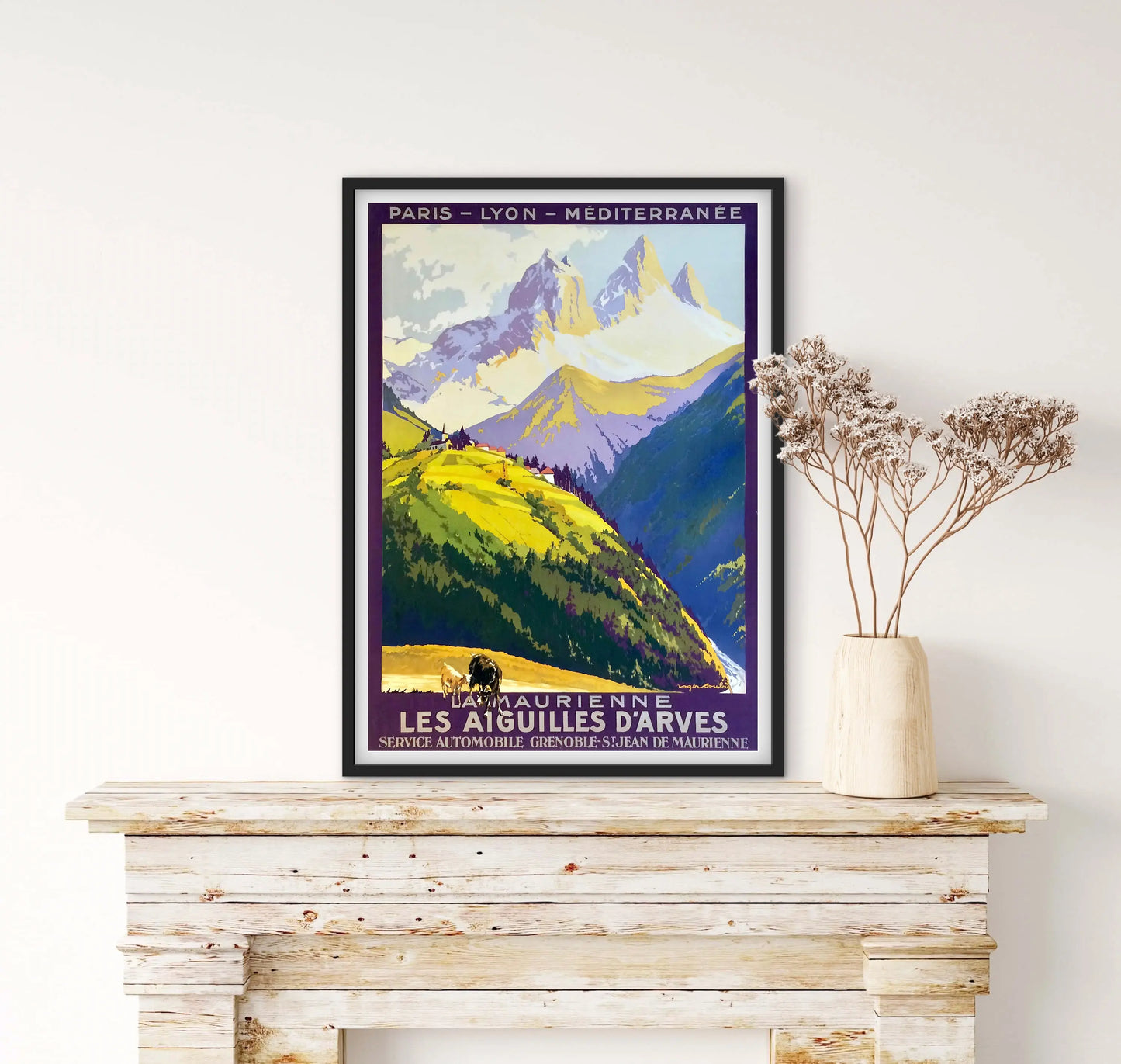 Affiche Les Aiguilles D’Arves affichevintagefrance