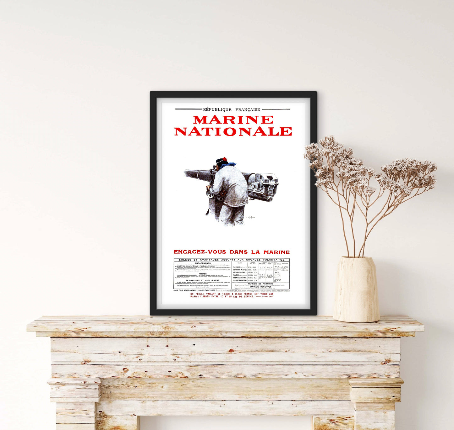 Affiche Marine Nationale affichevintagefrance