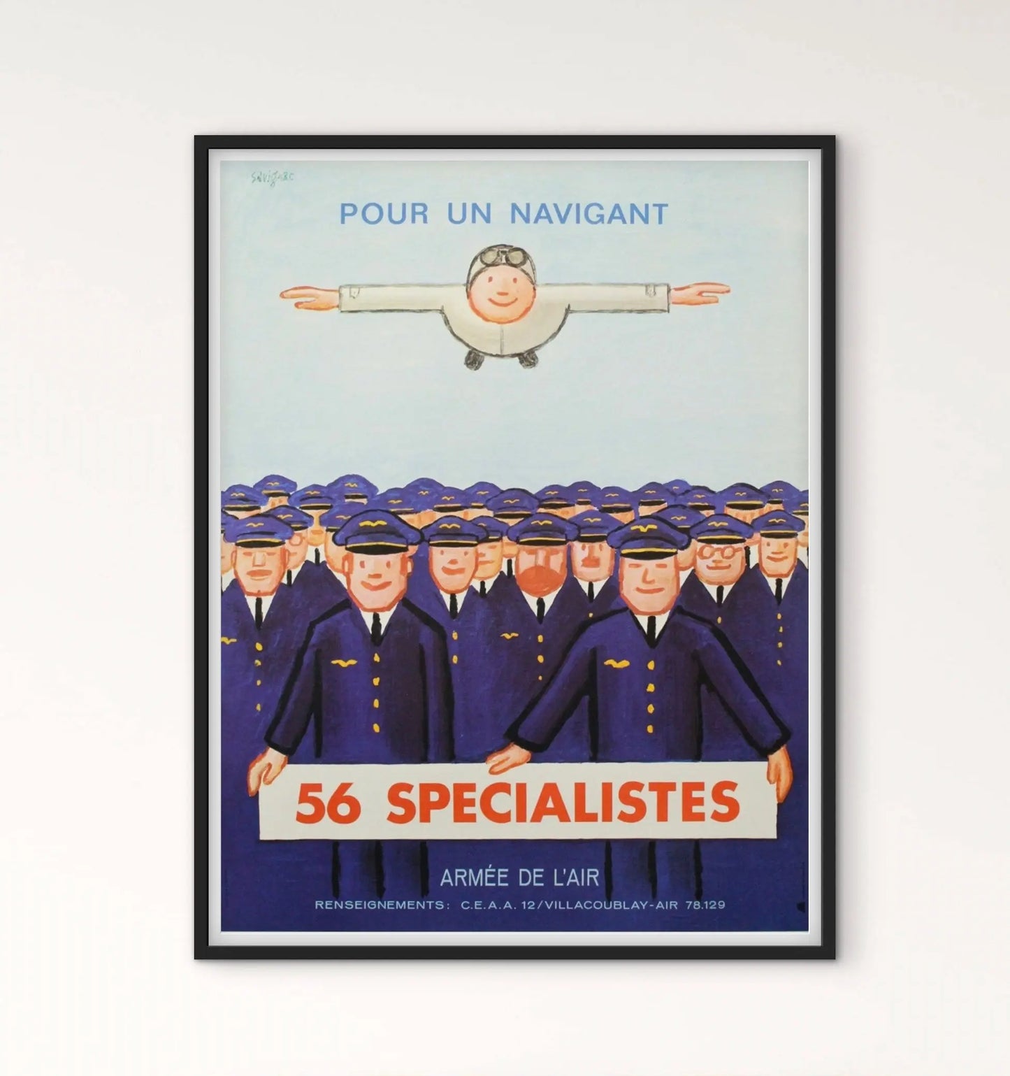 affiche Armée Air Navigant Spécialistes affichevintagefrance