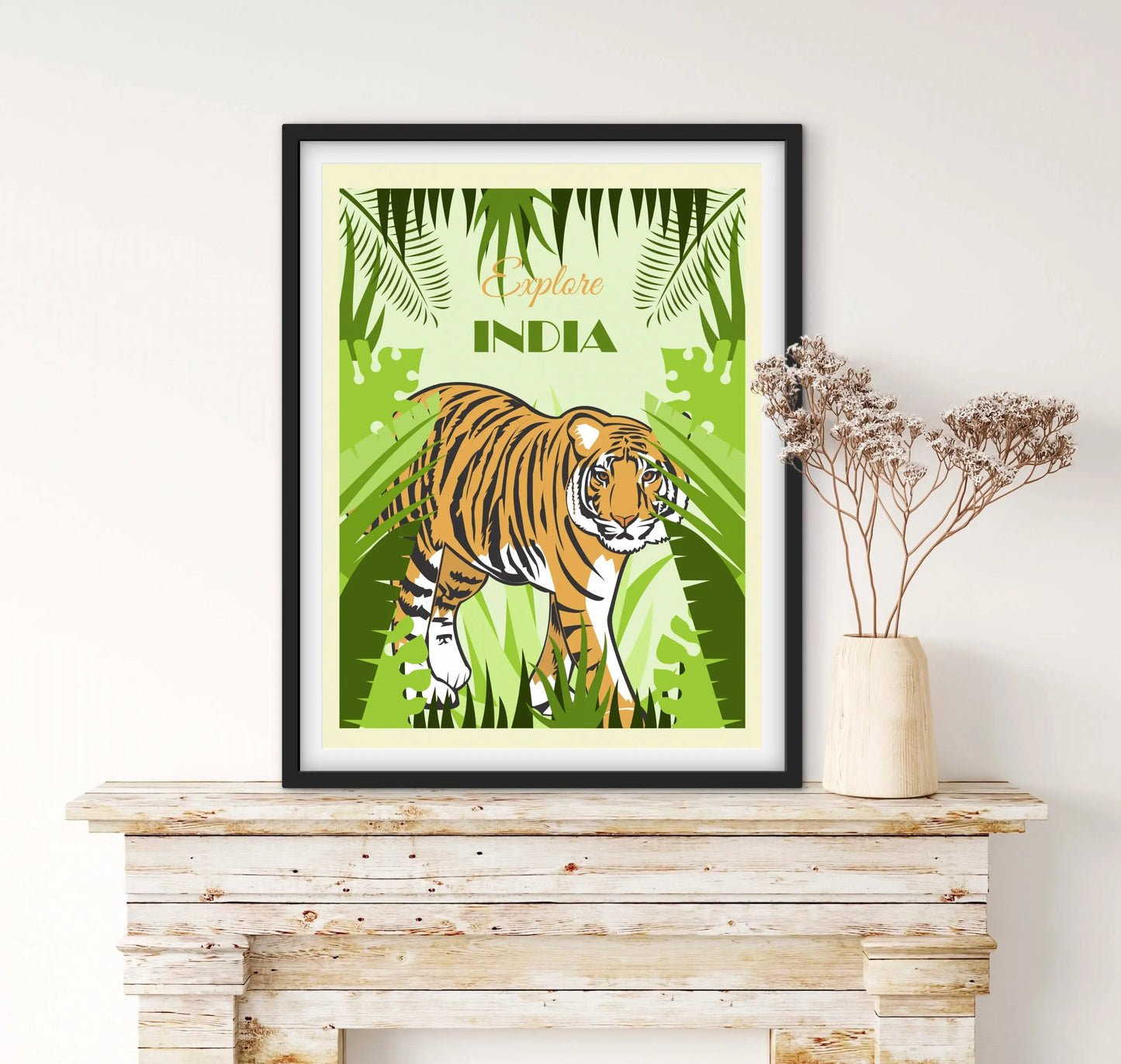 Affiche Inde voyage affichevintagefrance