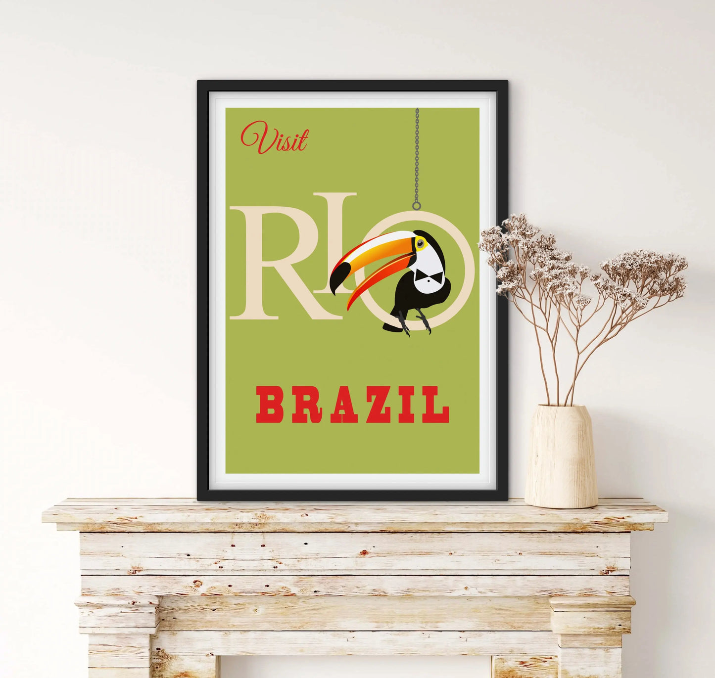 Affiche Brésil Rio affichevintagefrance