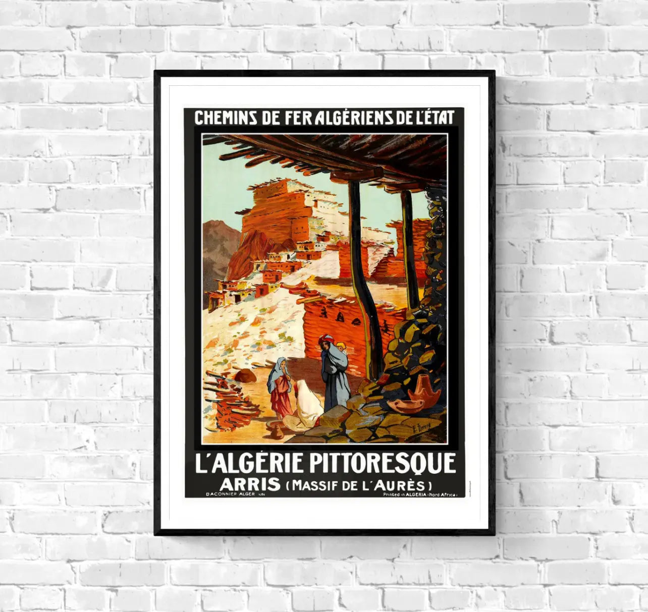Affiche L’algérie Pittoresque affichevintagefrance