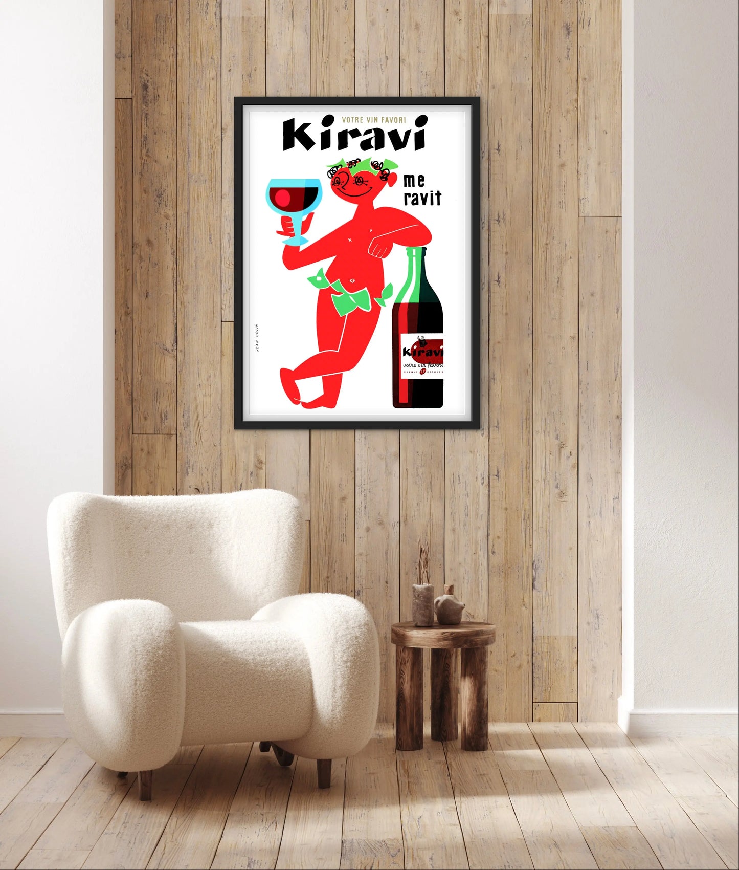 Affiche vin Kiravi affichevintagefrance