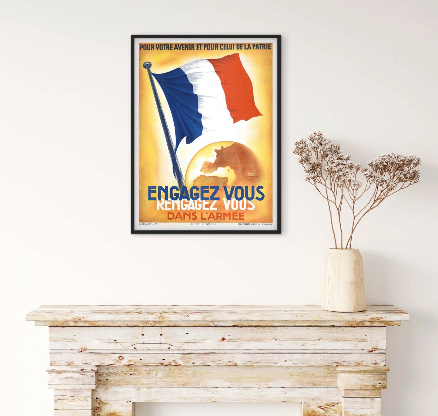 Affiche Engagez vous dans l’armée affichevintagefrance