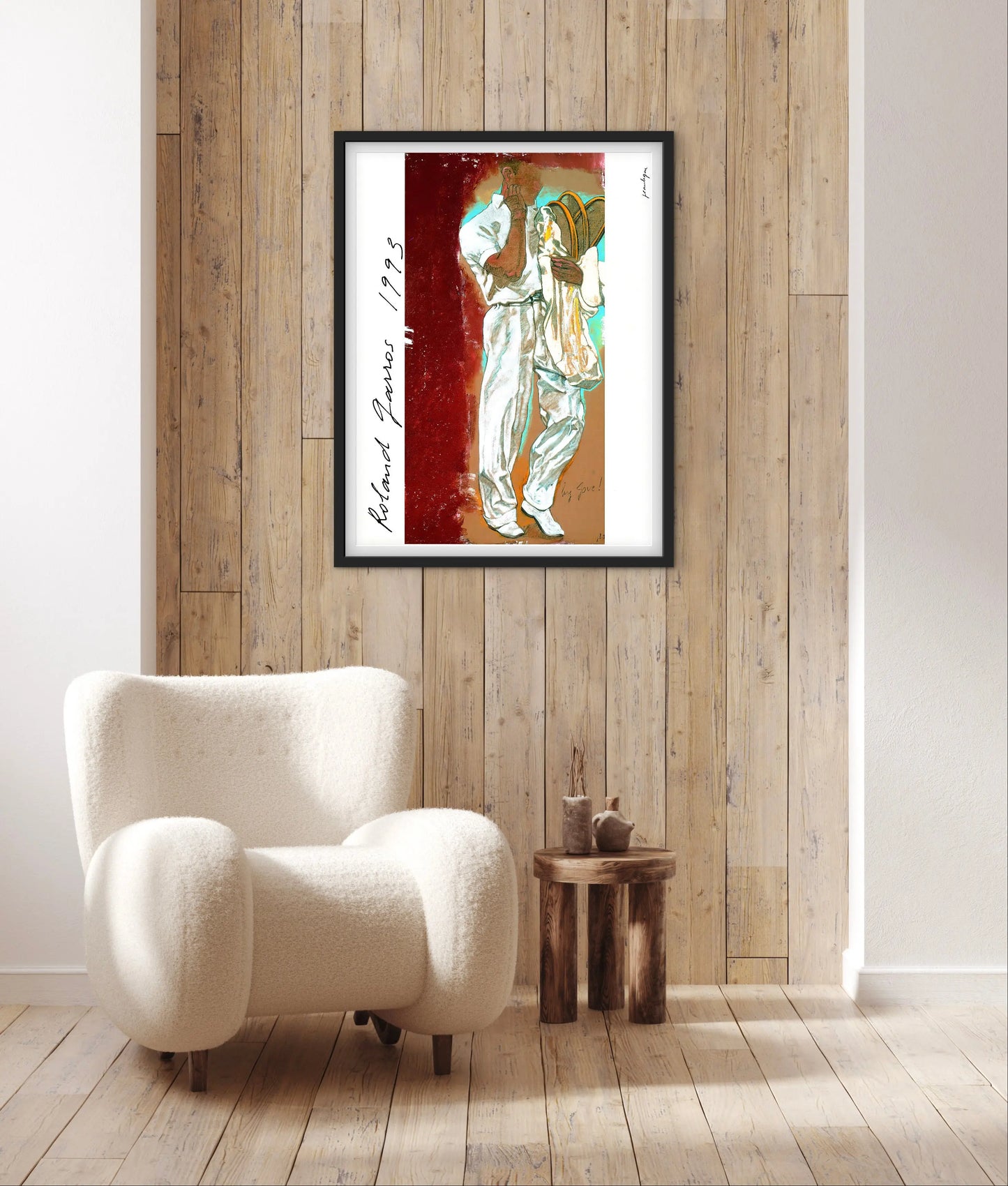 Affiche Tennis Roland Garros 1993 affichevintagefrance
