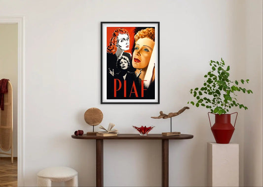Affiche Edith Piaf vintage affichevintagefrance
