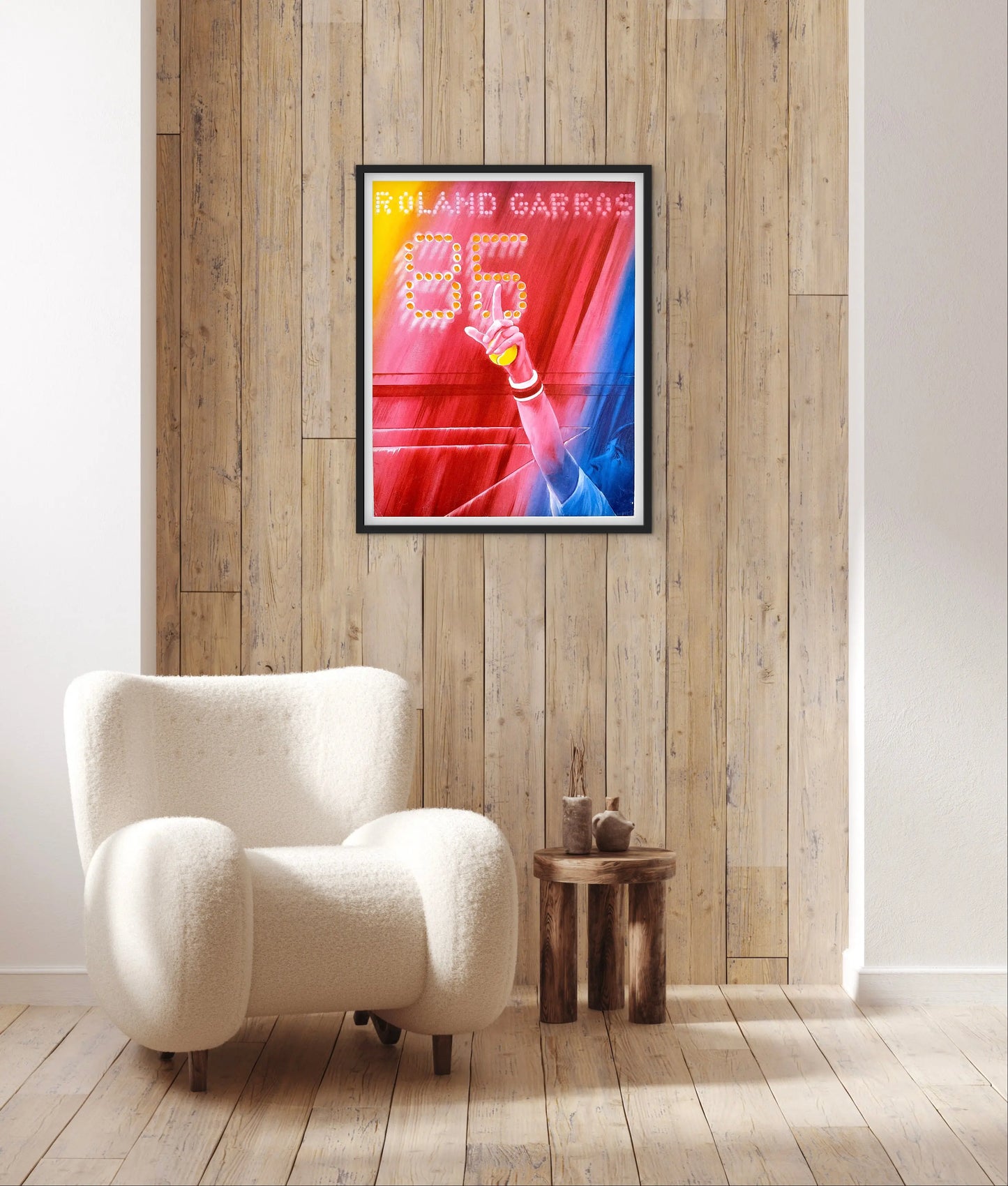 Affiche Tennis Roland Garros 1985 affichevintagefrance