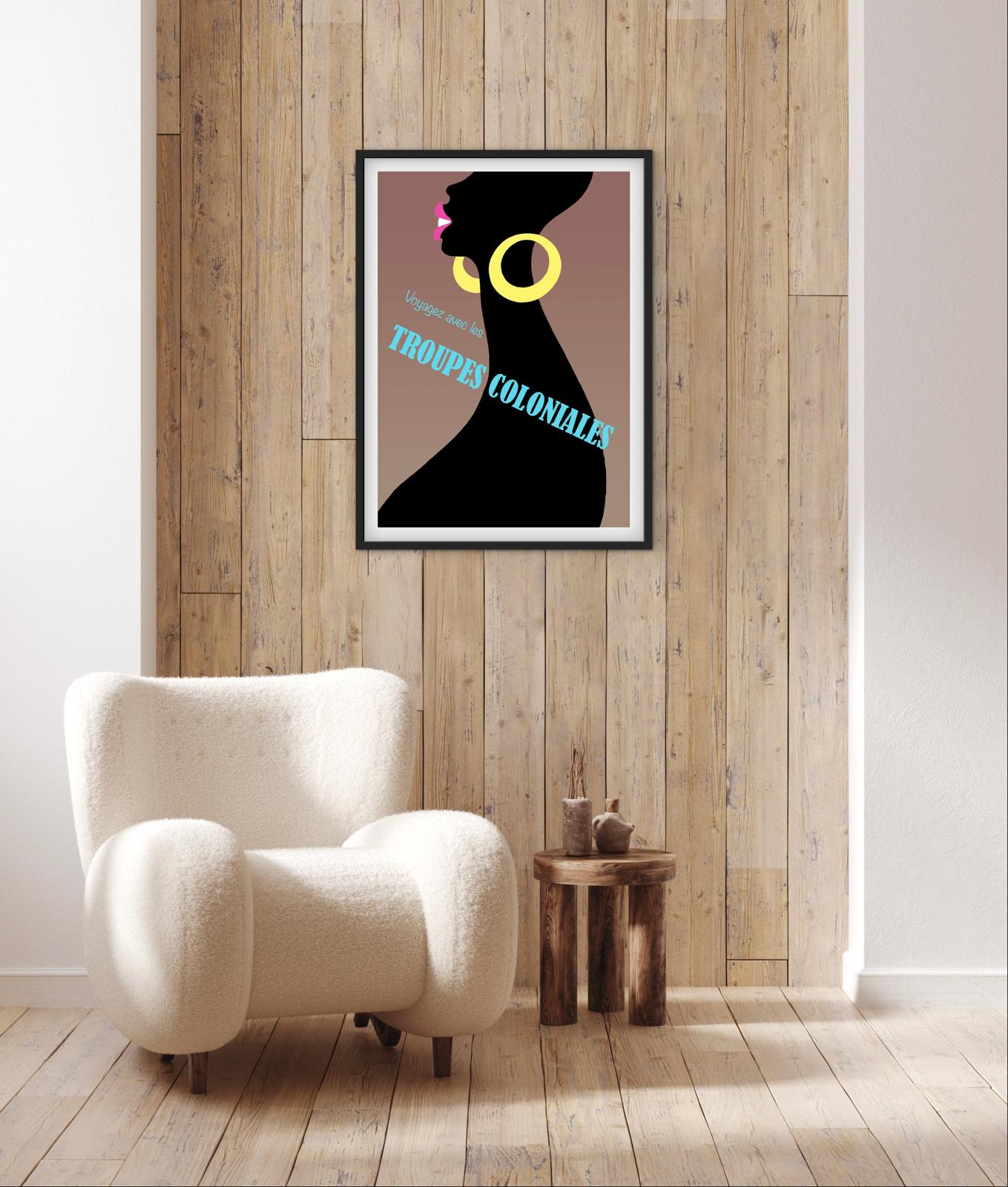 Affiche troupes Coloniales Afrique