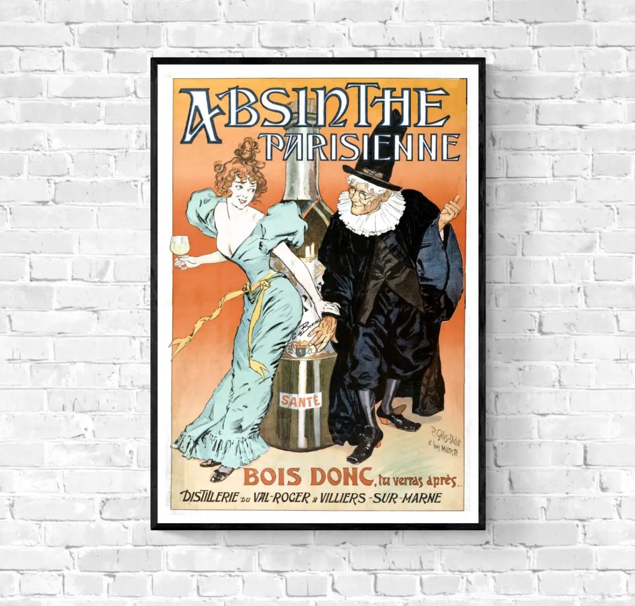 Affiche Absinthe Parisienne affichevintagefrance