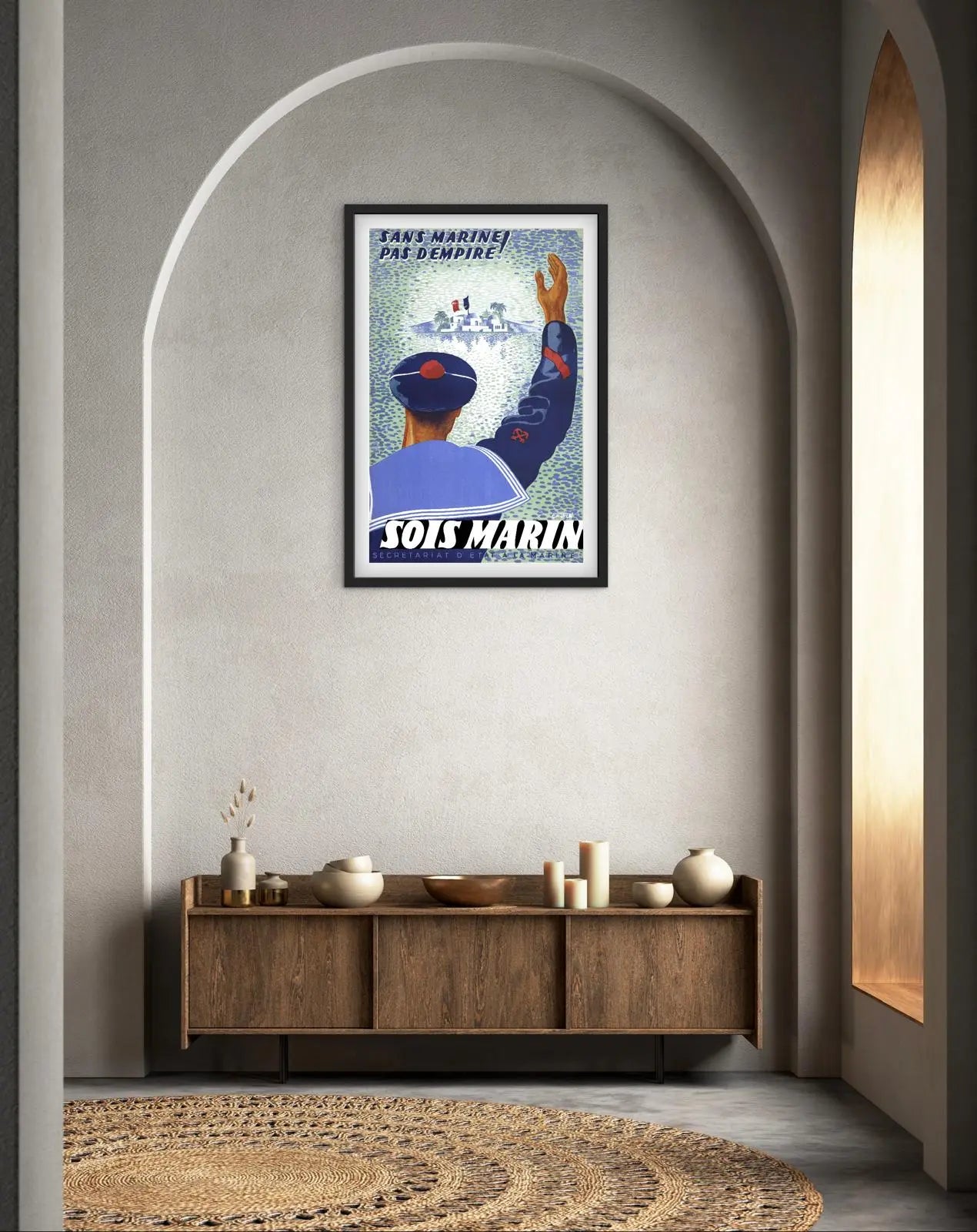 Affiche Marine Nationale sois marin affichevintagefrance