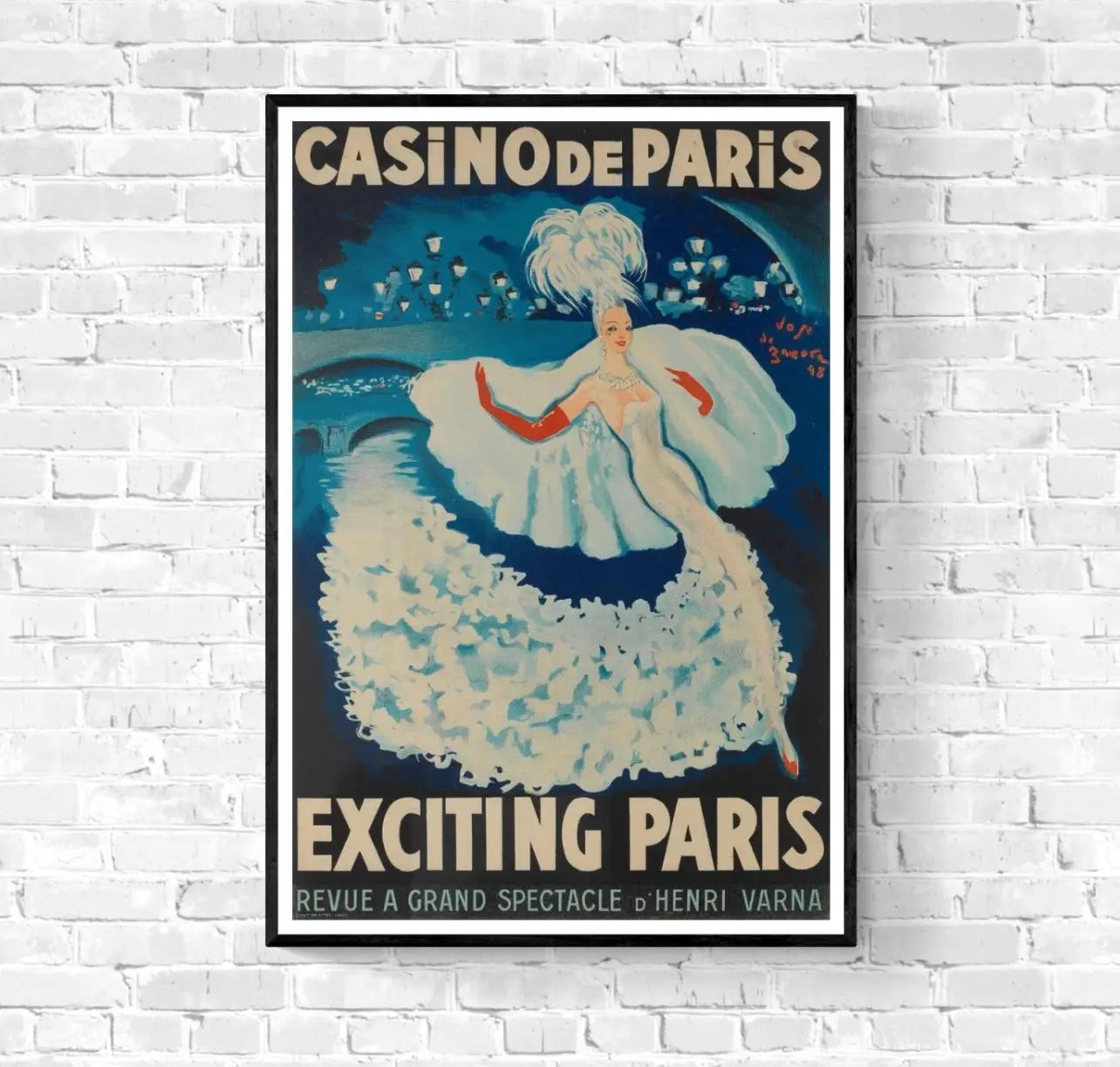 Affiche Casino de Paris affichevintagefrance