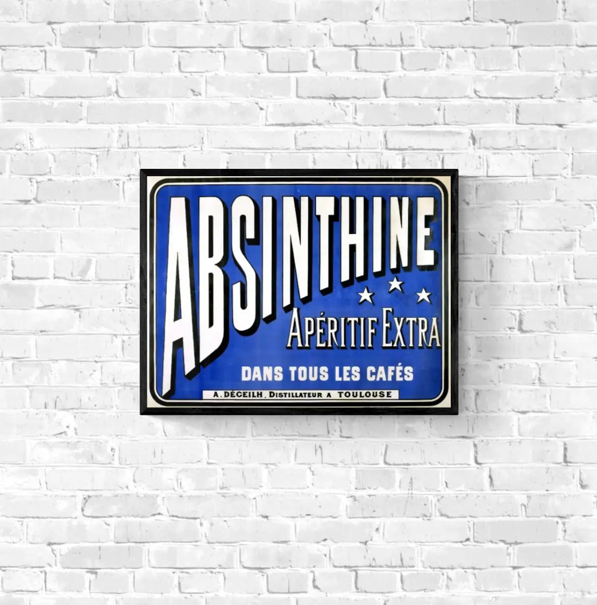 Affiche Absinthe absinthine affichevintagefrance