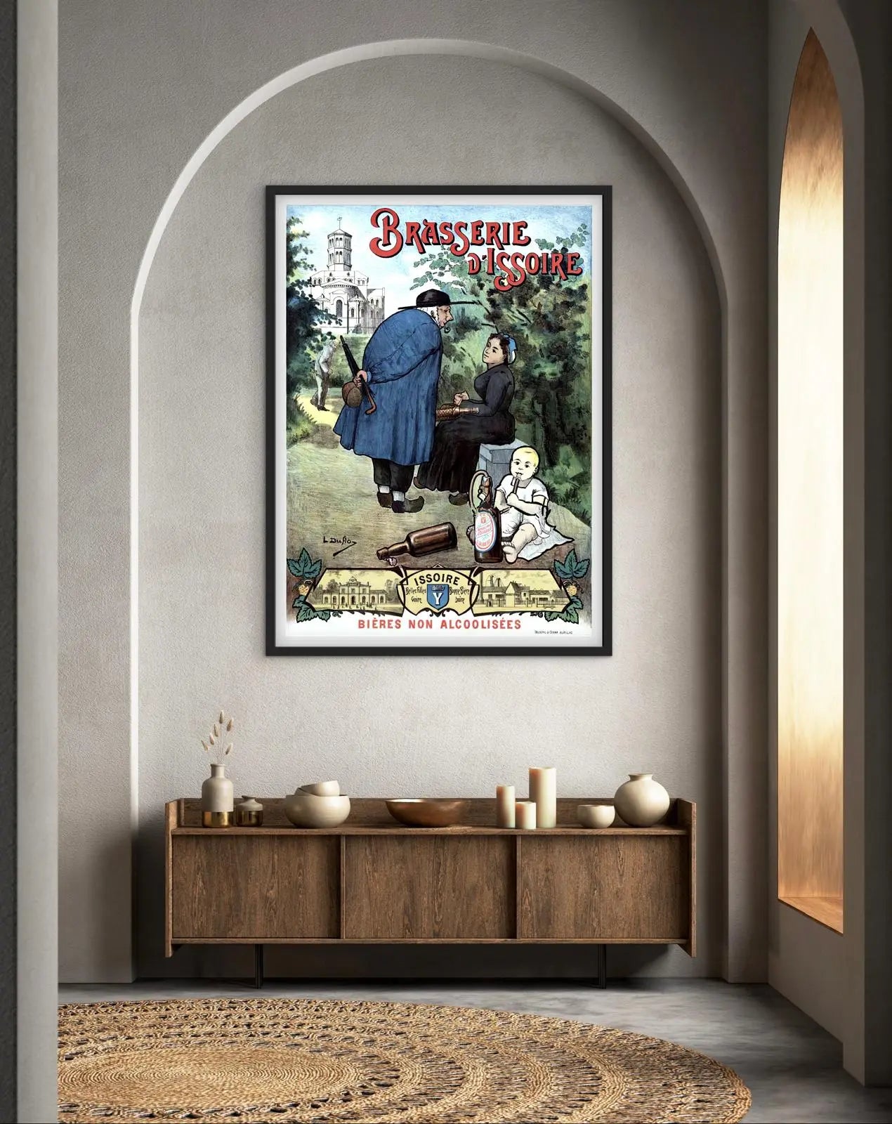 Affiche Bière brasserie Issoire affichevintagefrance