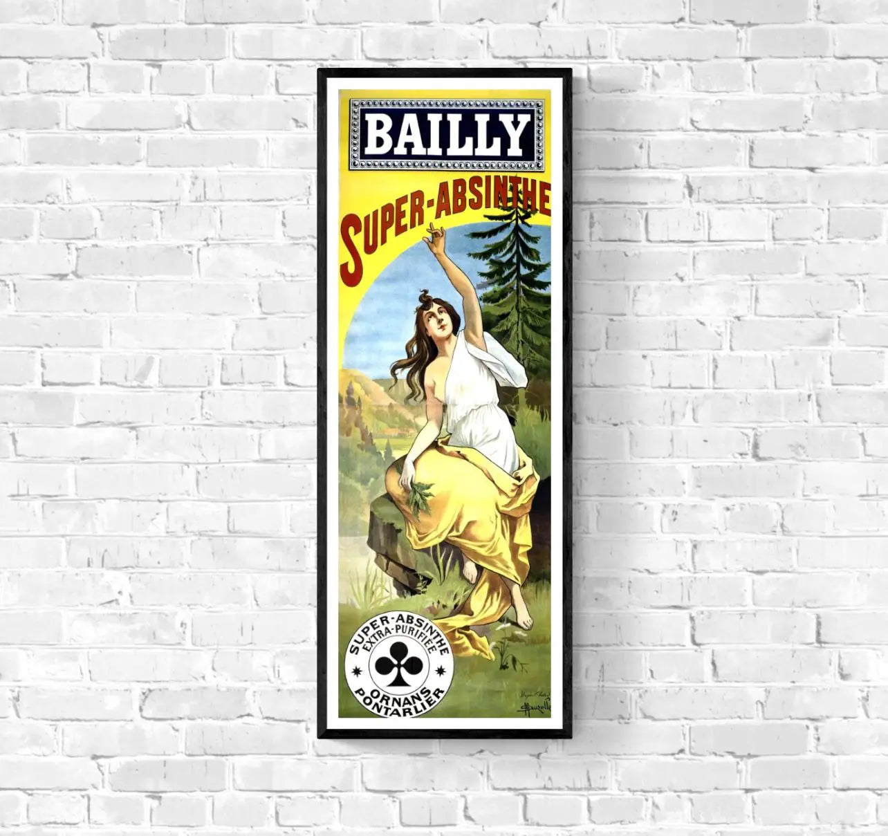 Affiche super Absinthe Bailly affichevintagefrance