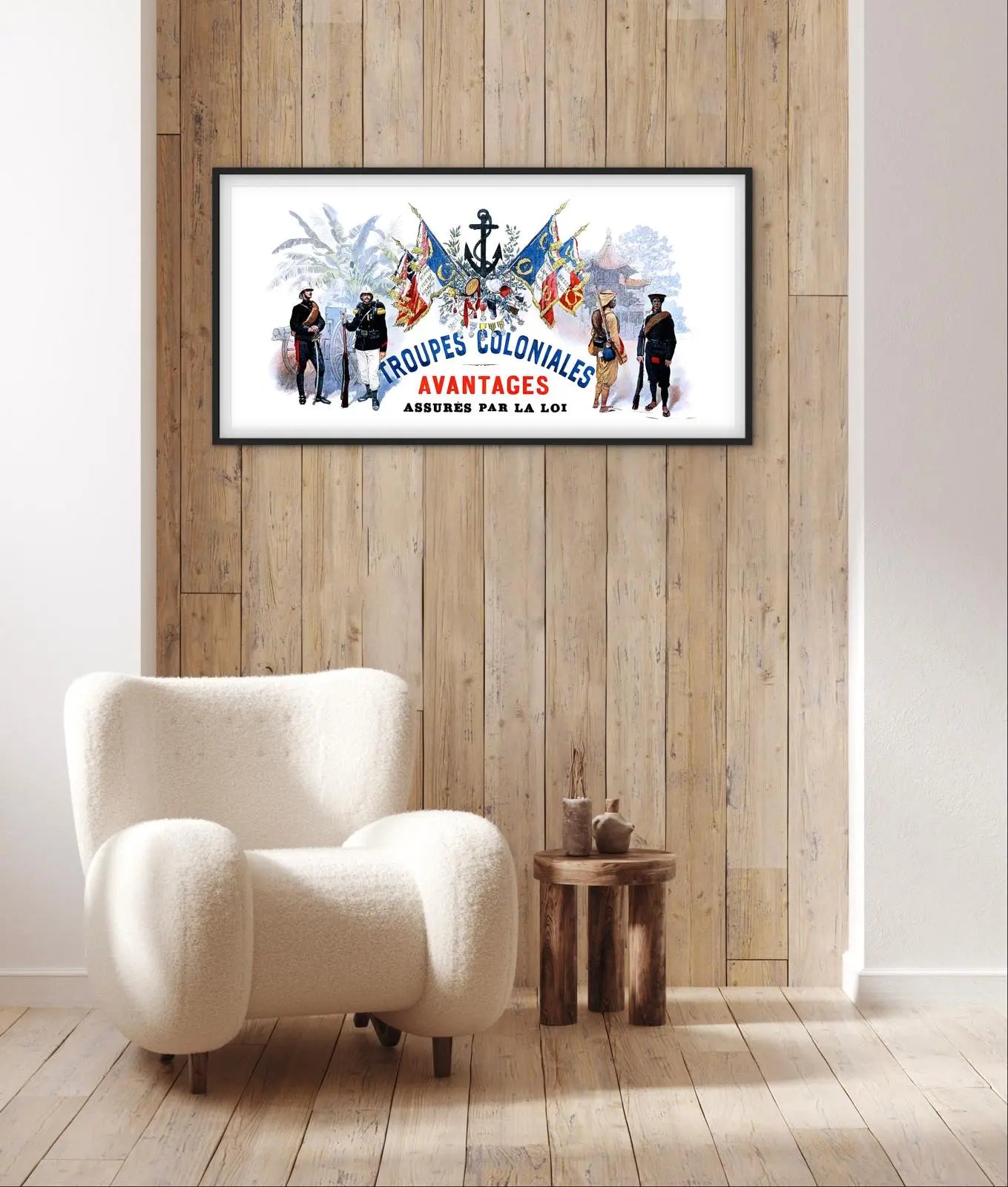 Affiche troupes coloniales affichevintagefrance