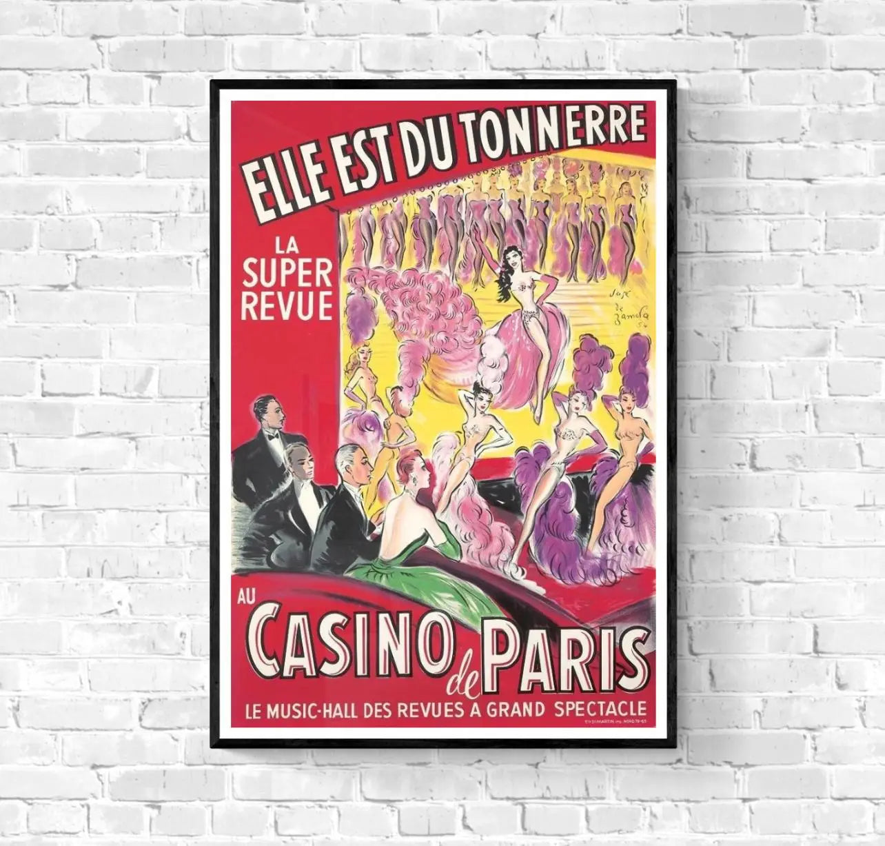 Affiche Casino de Paris affichevintagefrance
