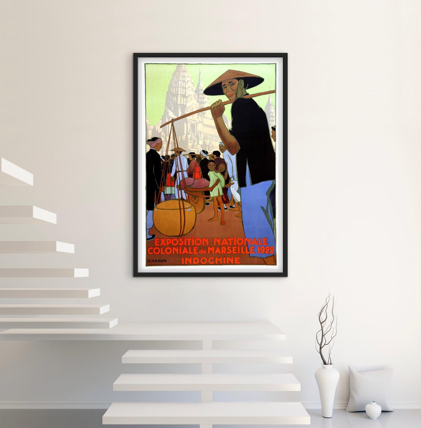 Affiche Indochine exposition coloniale Marseille 1922