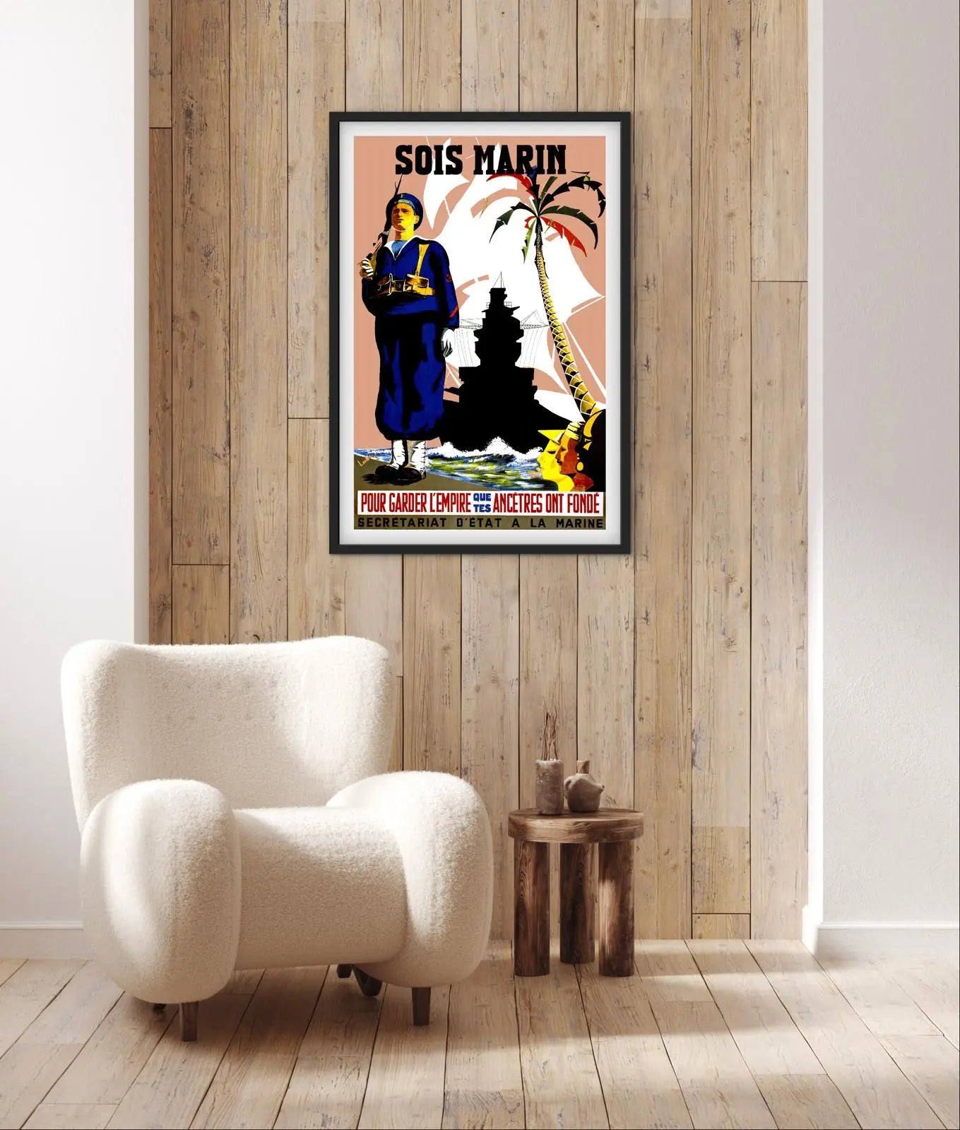 Affiche Marine Nationale sois marin affichevintagefrance