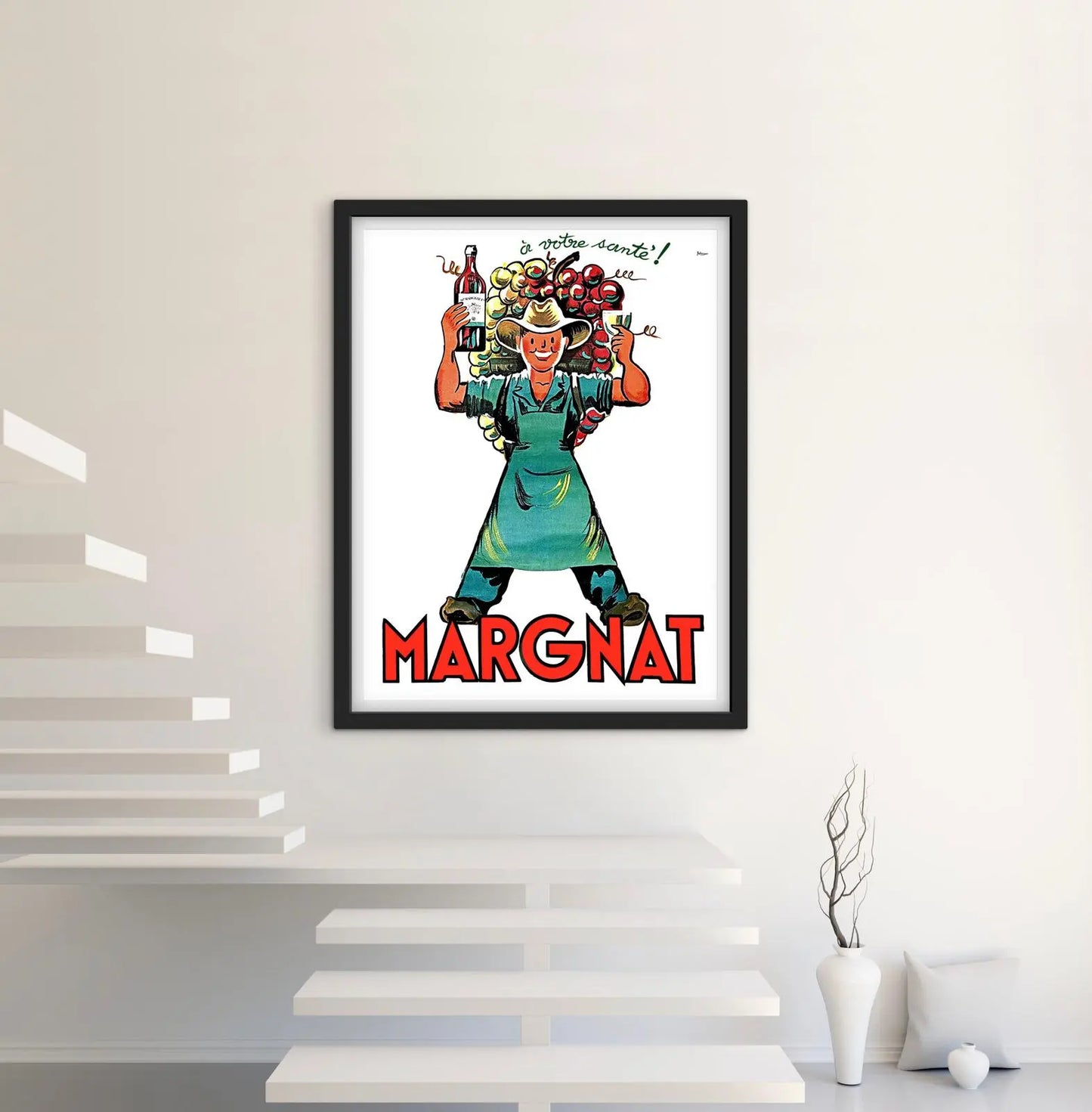 Affiche Vin Margnat affichevintagefrance