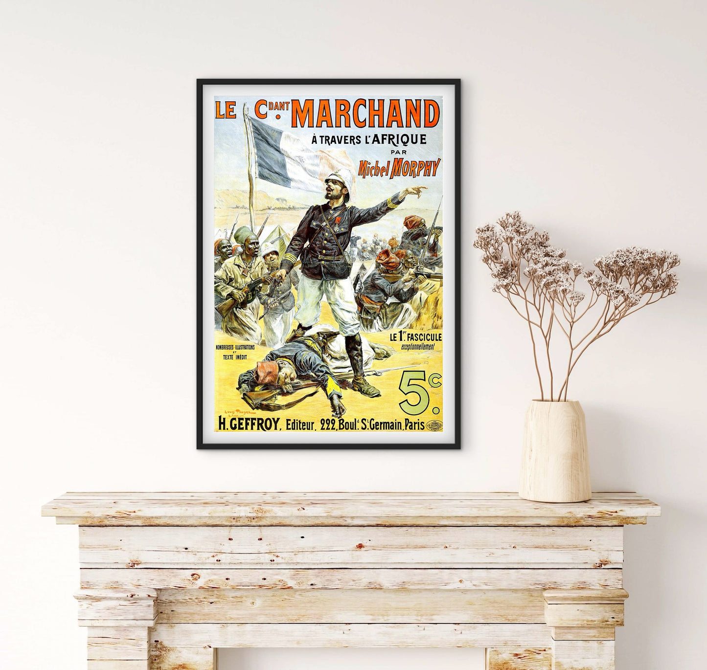 Affiche Commandant Marchand à travers l'Afrique
