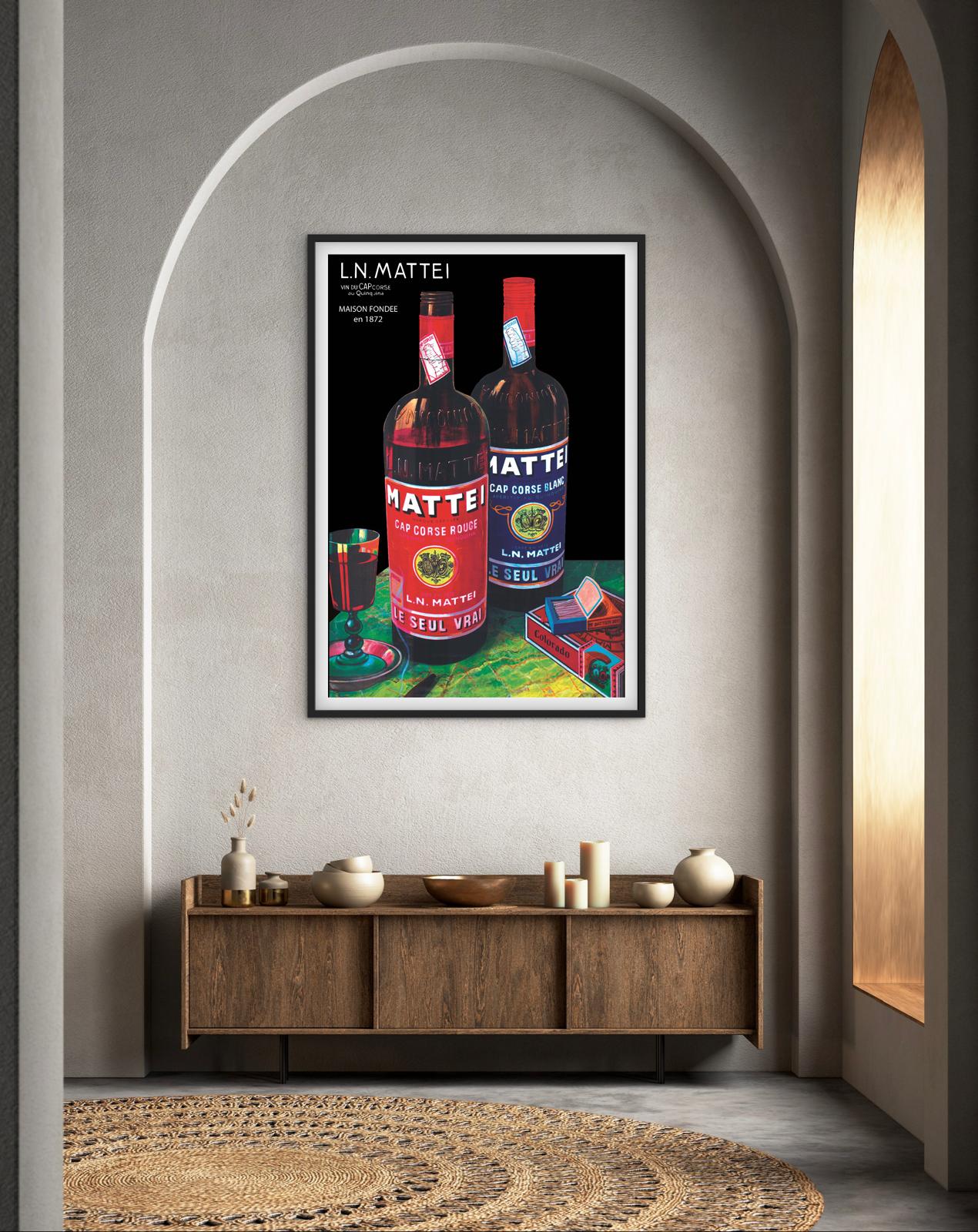 Affiche Mattei cap Corse